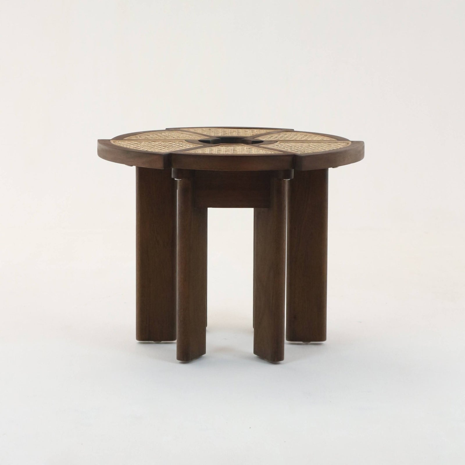 Charlotte Perriand Rio Side Table in Medium Brown - INTERIORTONIC