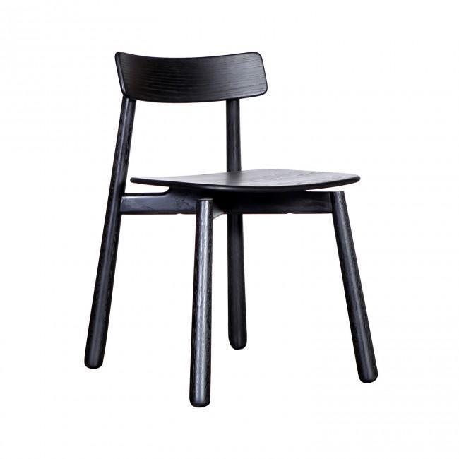 Danish Dining Chair In Mahogany Black - INTERIORTONIC