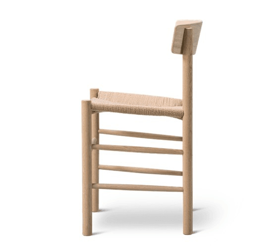 Danish Woven Dining Chair in Oak Natural - INTERIORTONIC