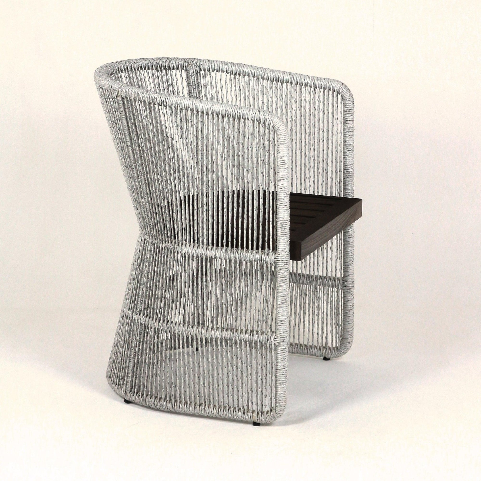 Dreman Woven Corded Rattan Dining Chair - INTERIORTONIC