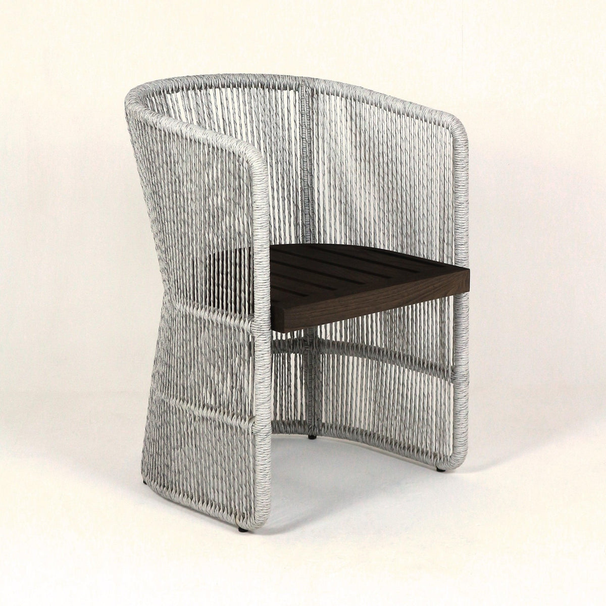 Dreman Woven Corded Rattan Dining Chair - INTERIORTONIC