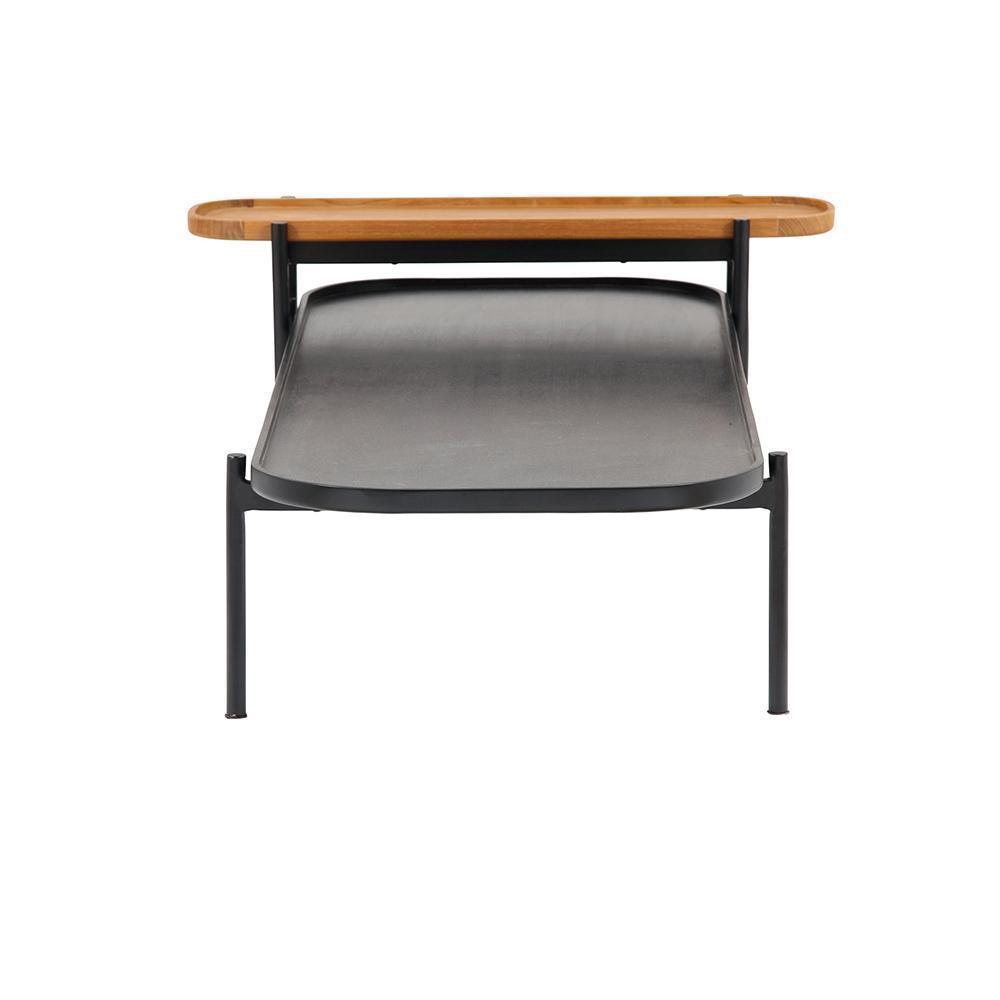 Fjord Twin Coffee Table in Black Mahogany - INTERIORTONIC