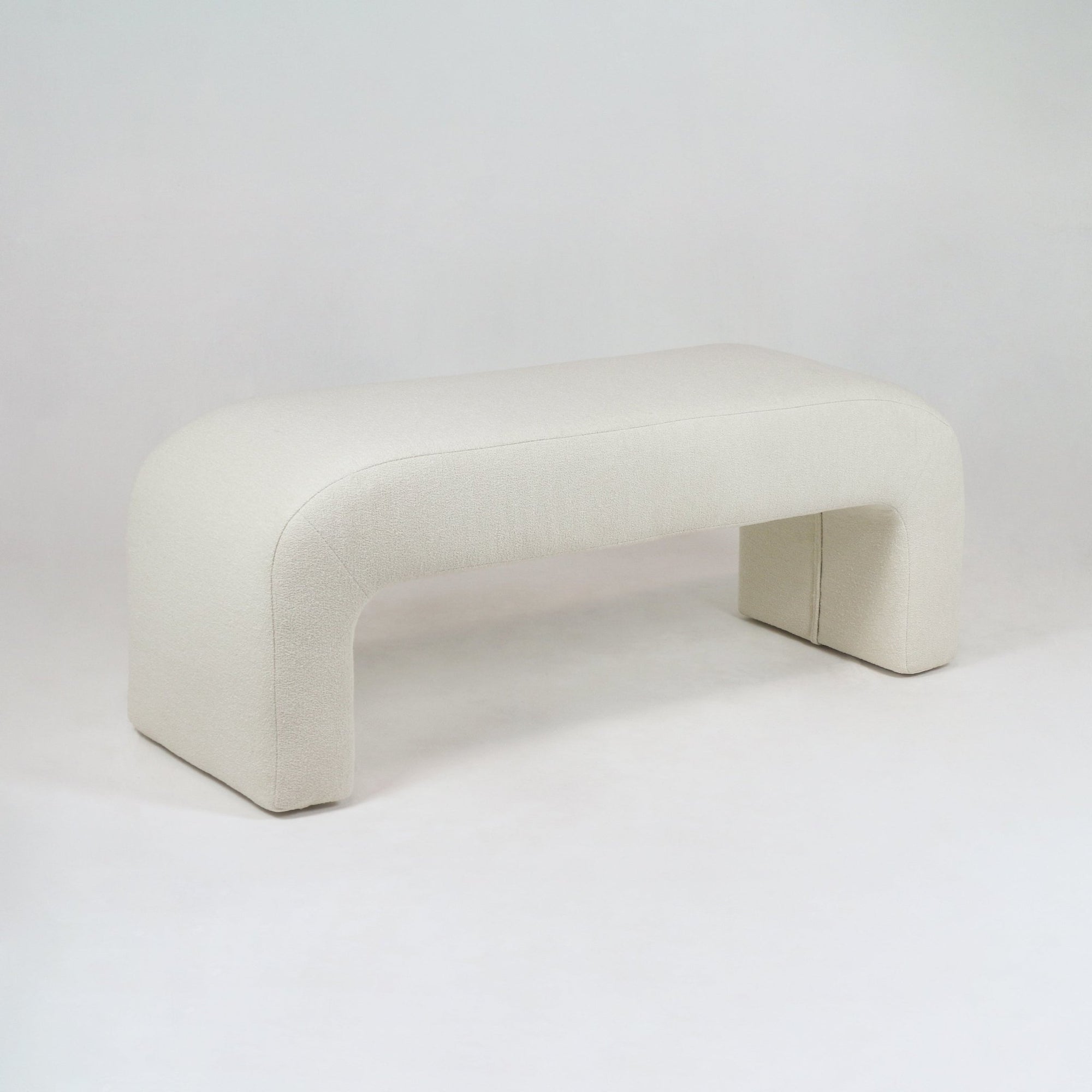 Folia Boucle End of Bed Bench Seat - INTERIORTONIC