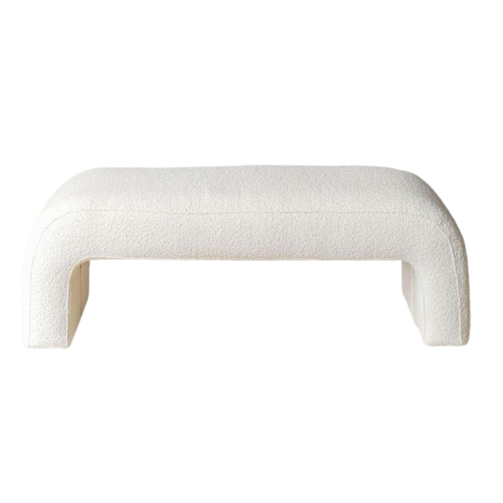 Folia Boucle End of Bed Bench Seat - INTERIORTONIC