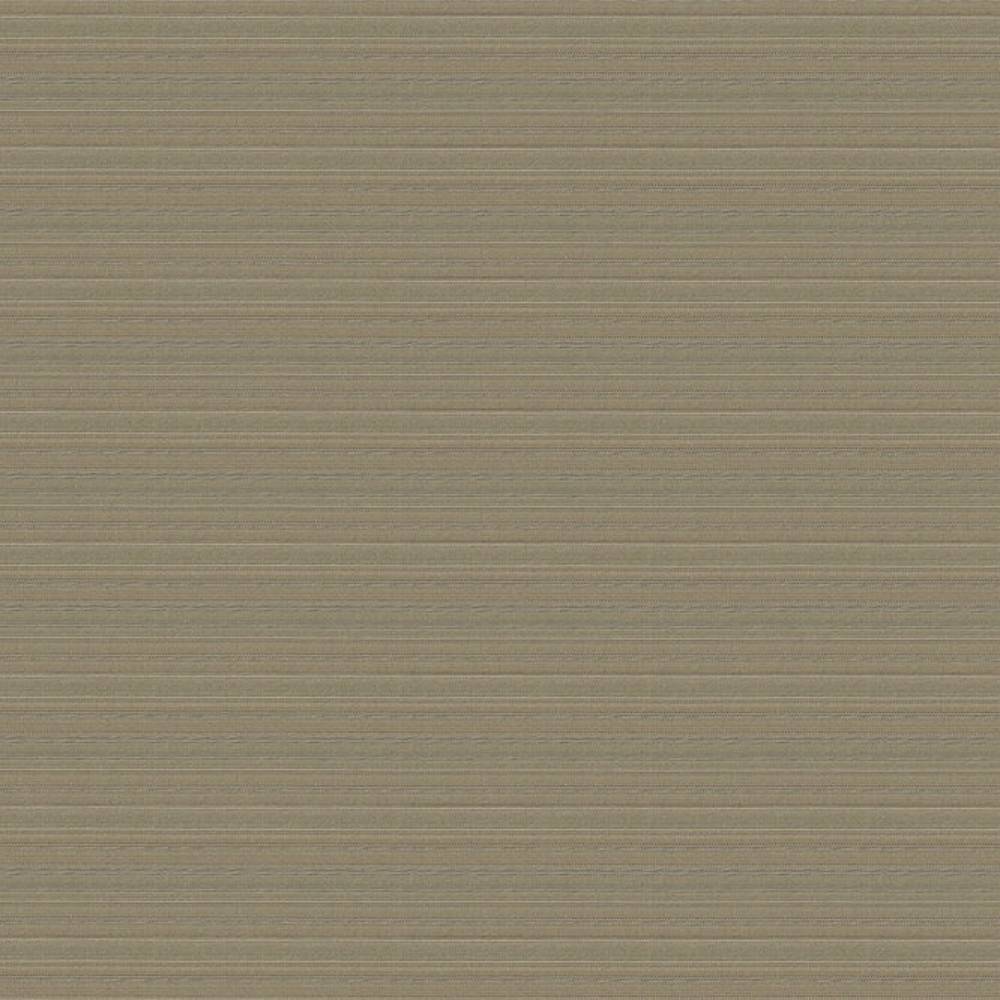 Full-frame swatch of neutral cream-beige 100% polyester upholstery fabric with subtle horizontal woven texture and fine tonal striping, shown for contemporary sofa upholstery.