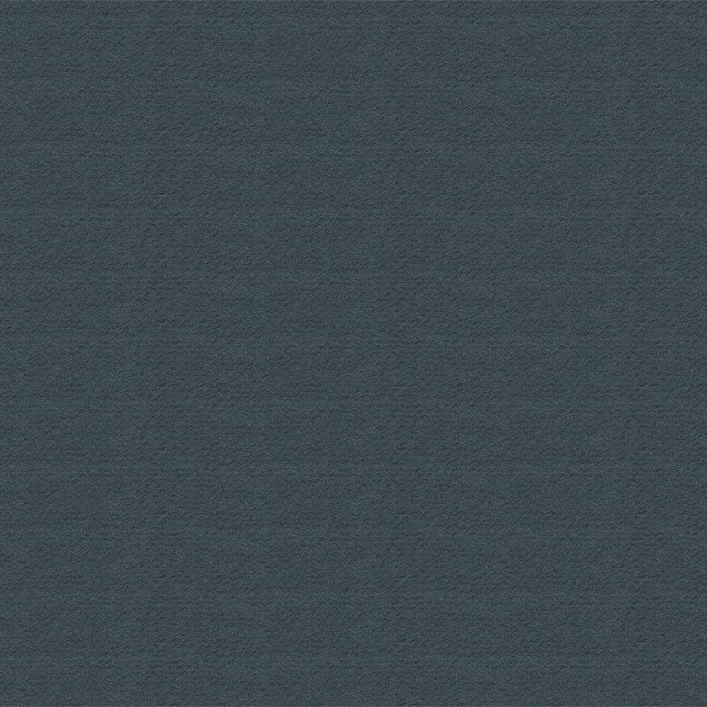 Close-up swatch of dark slate-gray textured upholstery fabric for sofas, a 27% cotton / 73% polyester blend.