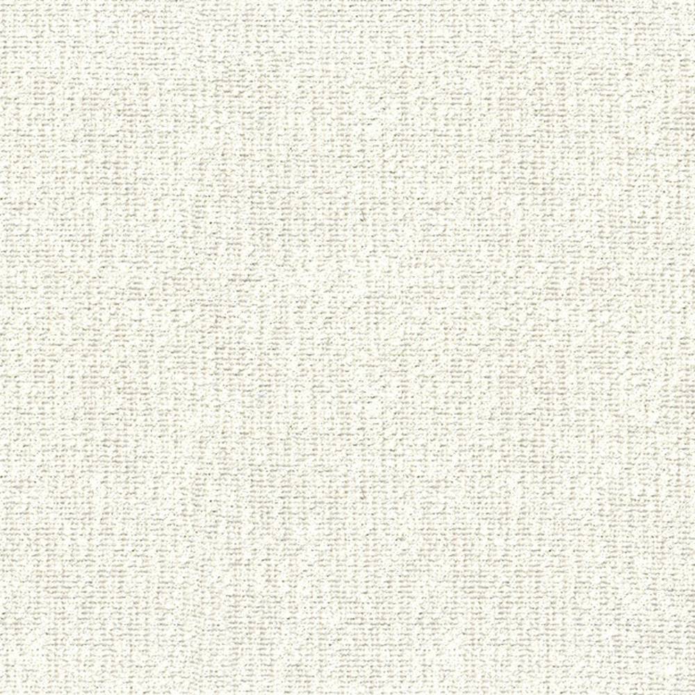 Close-up of cream woven upholstery fabric with a subtle textured weave, 100% polyester, ideal for contemporary sofas and neutral interior settings.