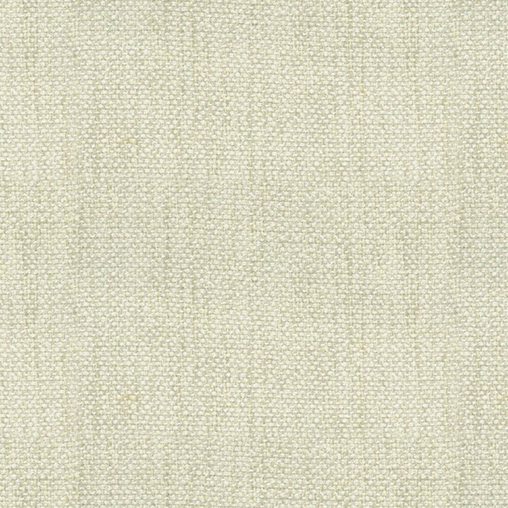 Close-up of light ivory 100% polyester upholstery fabric showing a tight woven texture and subtle slub, photographed for sofa upholstery samples.