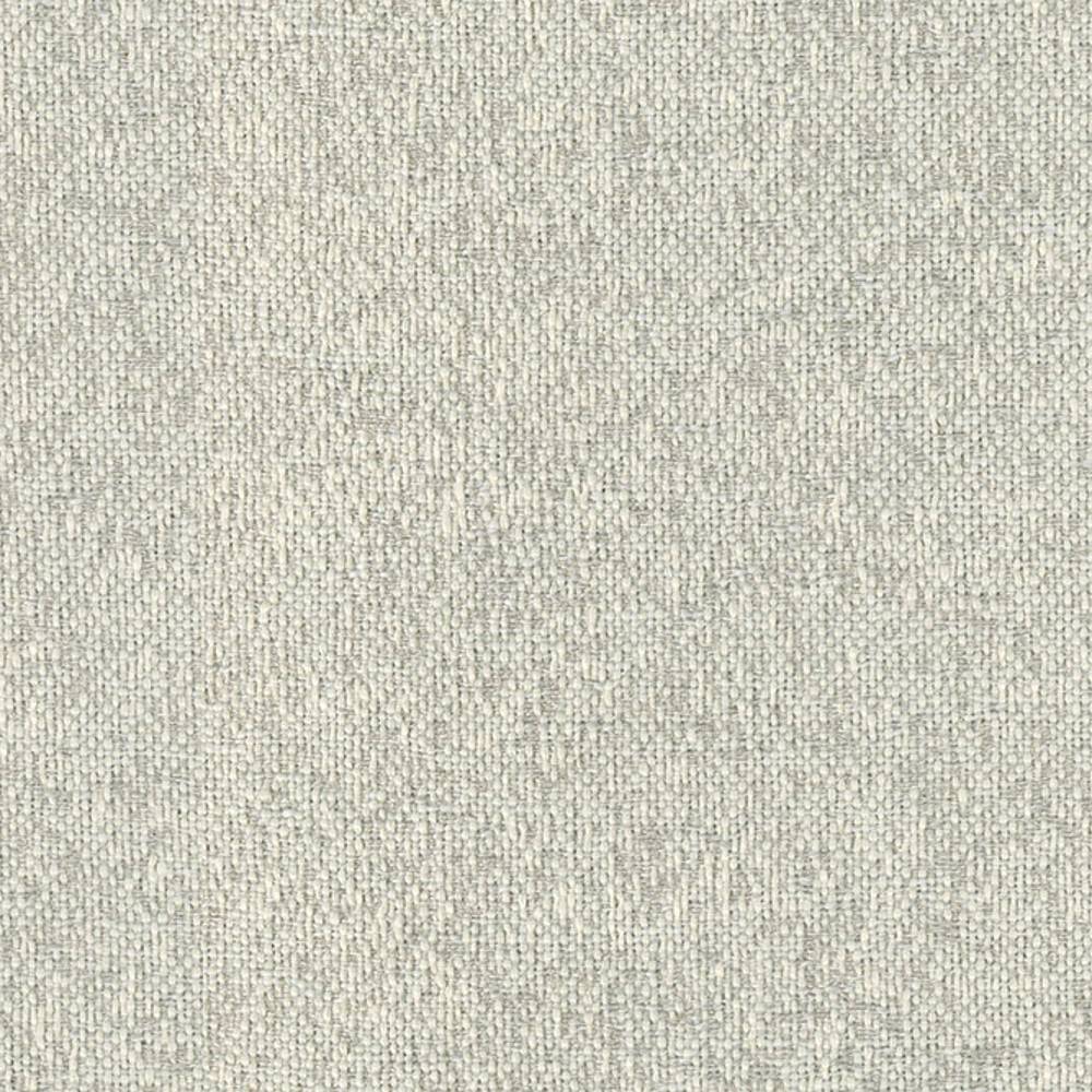 Close-up of light beige cream 100% polyester upholstery fabric showing a tight, subtle slub weave and soft textured surface, ideal for contemporary sofas.