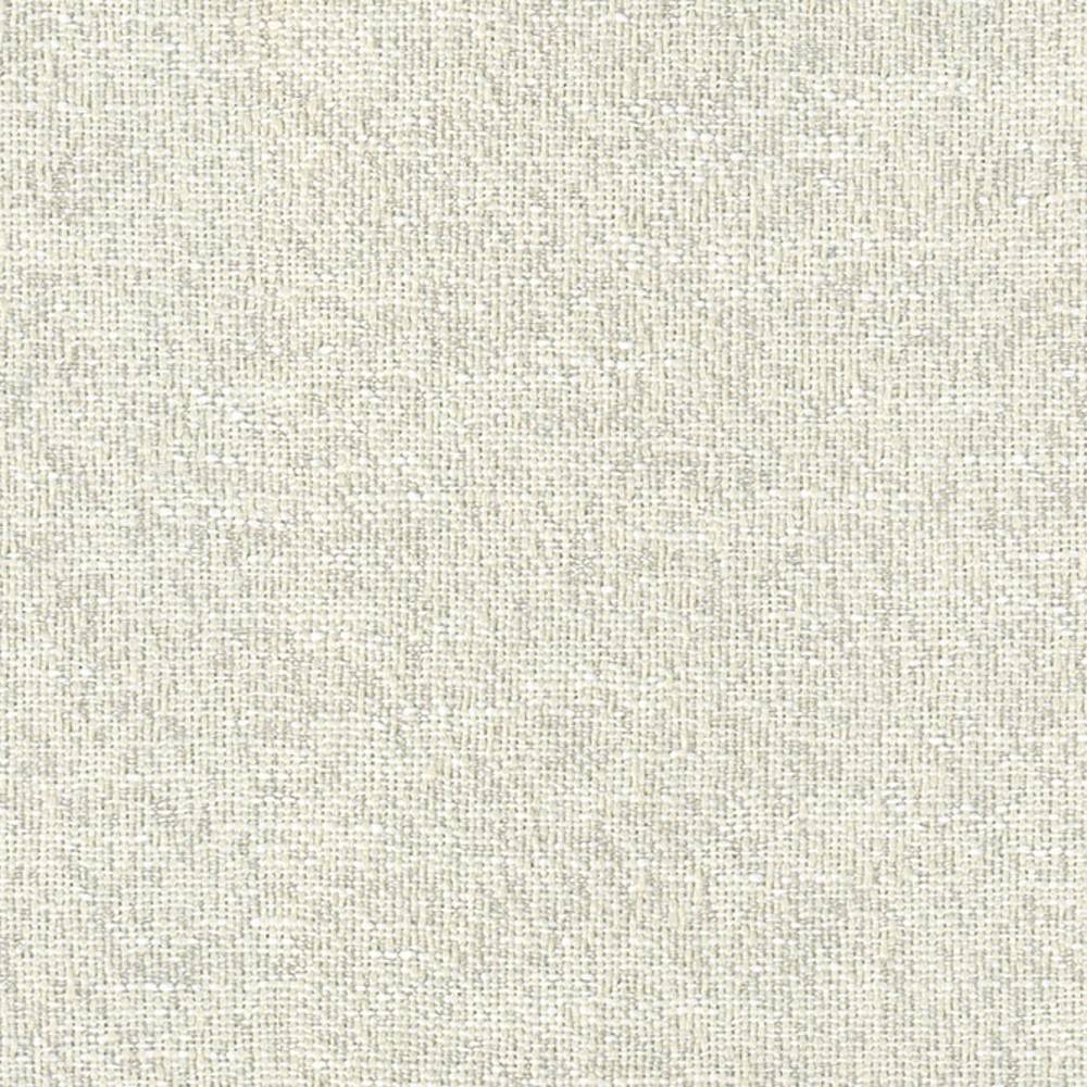Close-up of neutral beige woven upholstery fabric with subtle cream flecks and a textured contemporary weave, 100% polyester suitable for sofas.