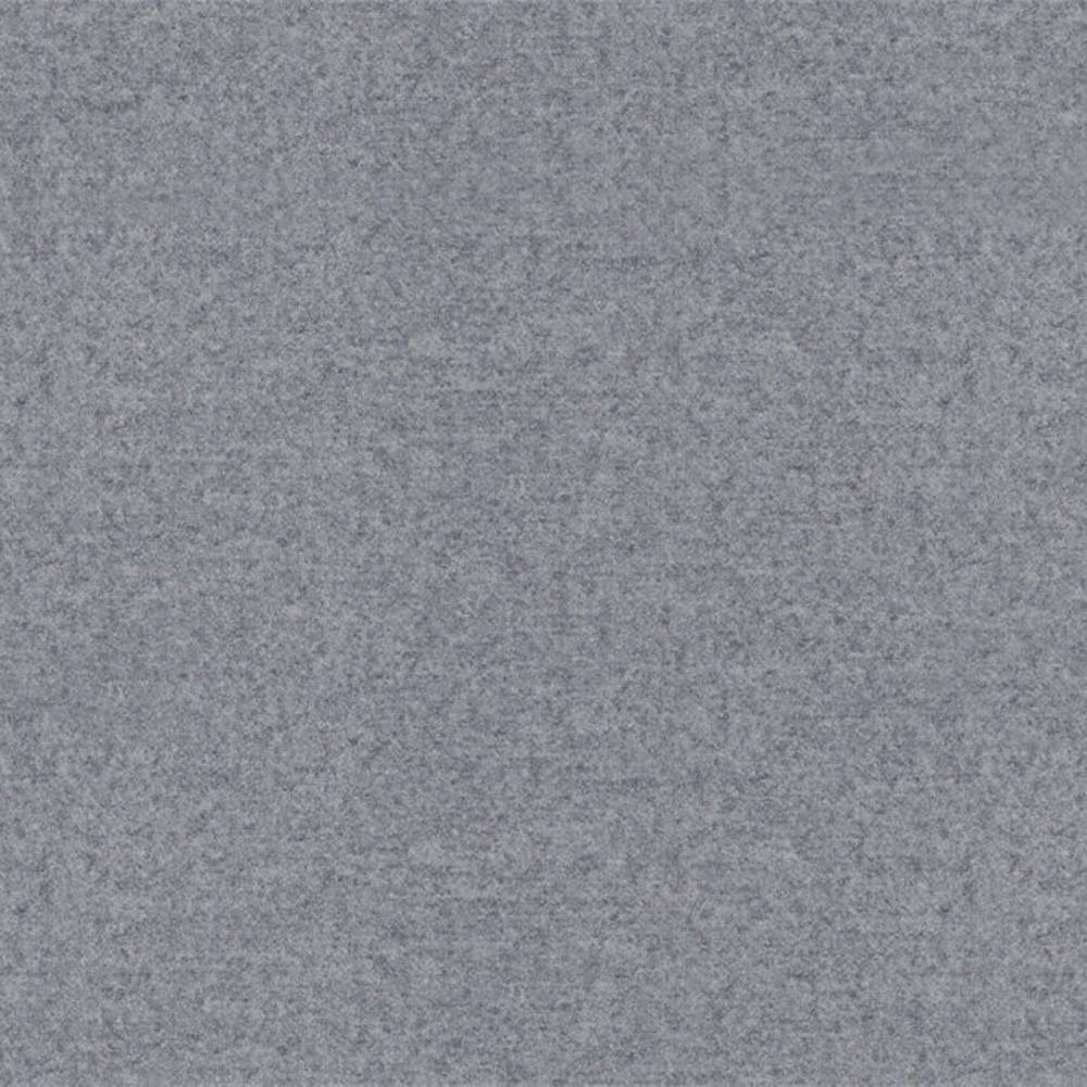 Close-up of heathered light gray upholstery fabric in 100 percent polyester showing a fine, durable texture suitable for sofas and office seating.