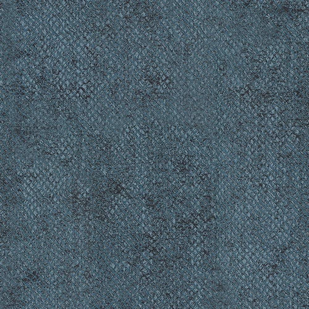 Close-up of a teal-blue woven curtain fabric (70% polyester, 30% cotton) showing a small diamond-like texture and subtle mottled shading, ideal for contemporary drapery or upholstery.