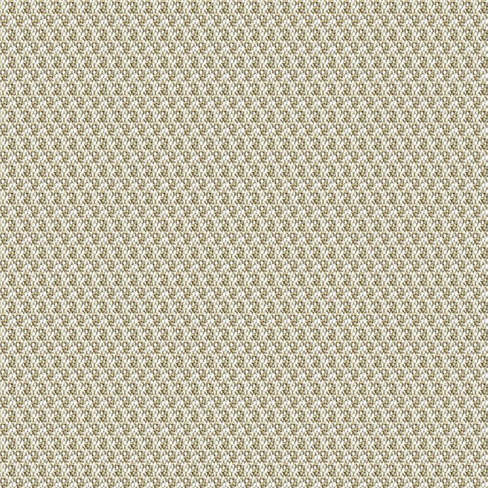 Close-up of beige woven upholstery fabric in 100% polyester showing a tight basketweave texture in neutral cream-beige tones, ideal for sofas and indoor seating.