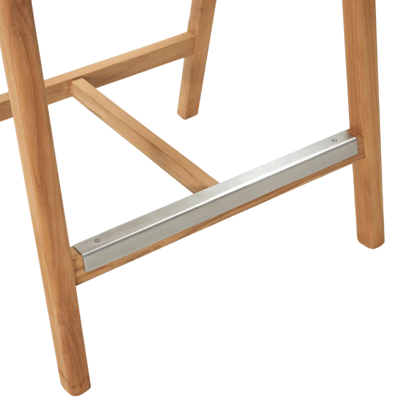 Georges Teak Outdoor Bar Stool