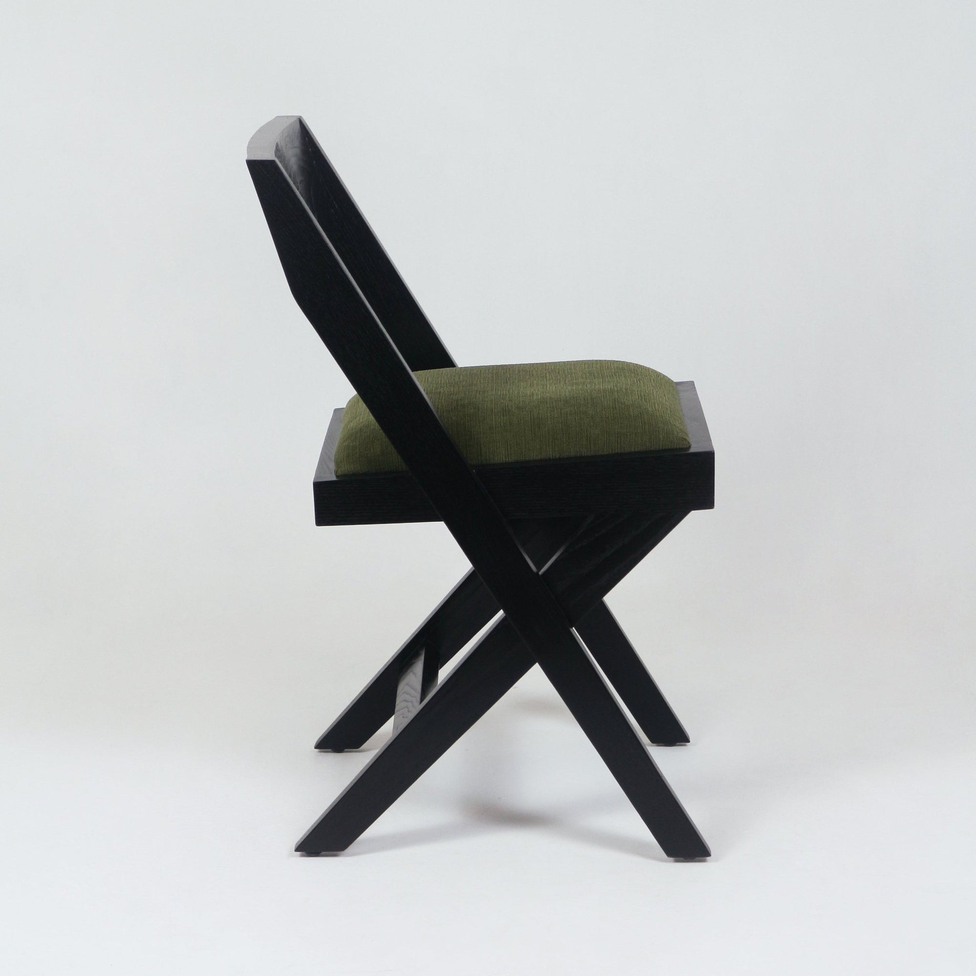 Jeanneret Side Chair With Upholstered Cushion - INTERIORTONIC