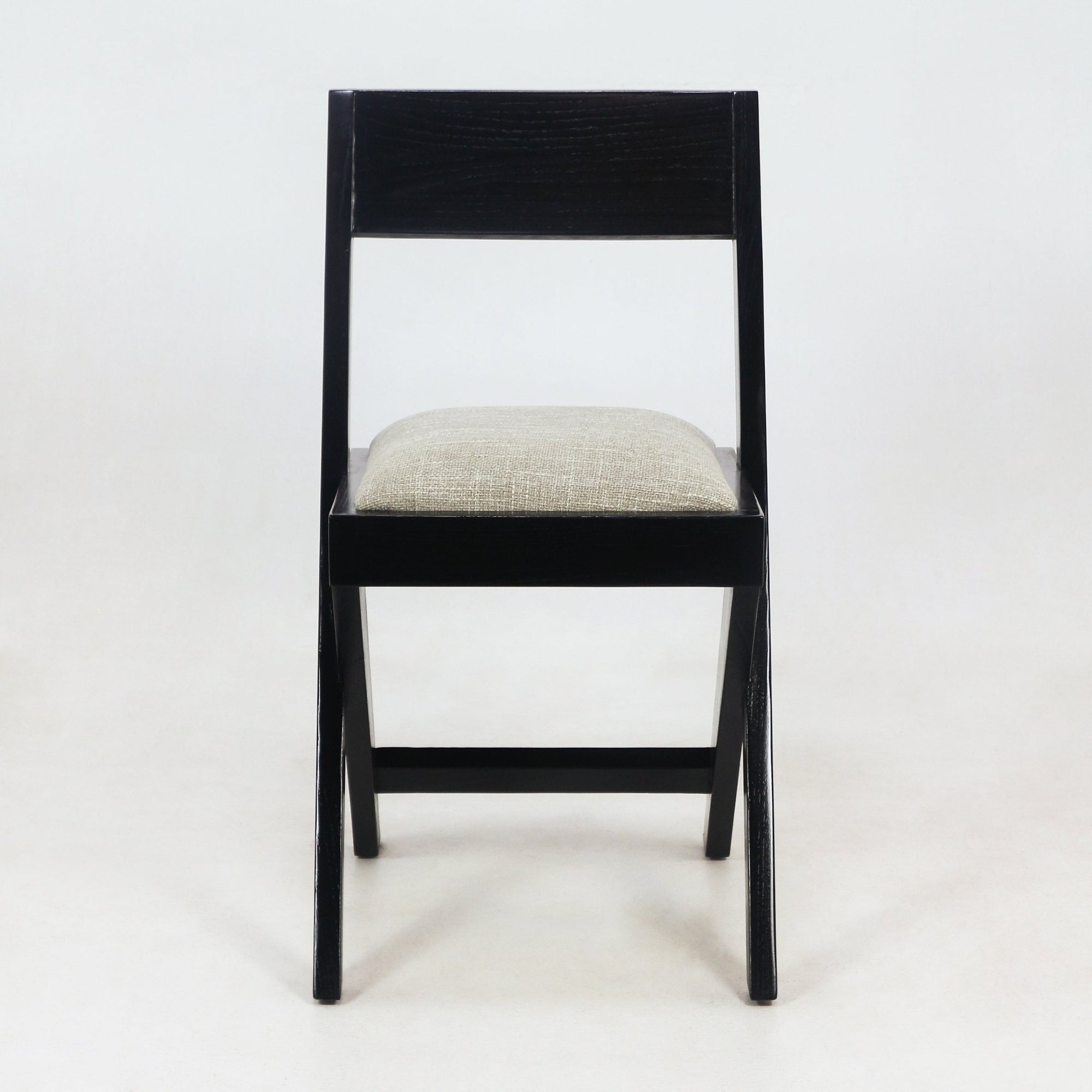 Jeanneret Side Chair With Upholstered Cushion - INTERIORTONIC