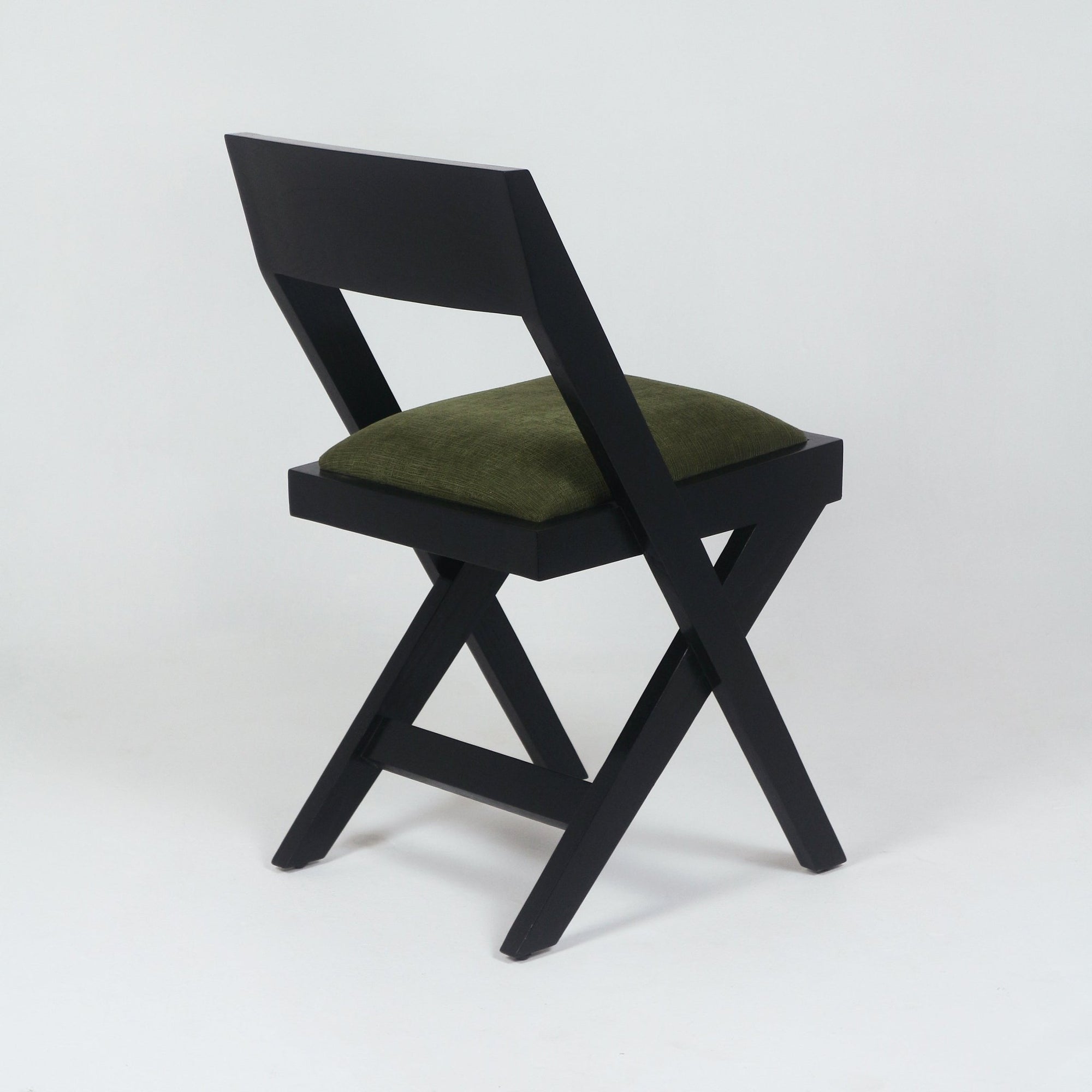 Jeanneret Side Chair With Upholstered Cushion - INTERIORTONIC