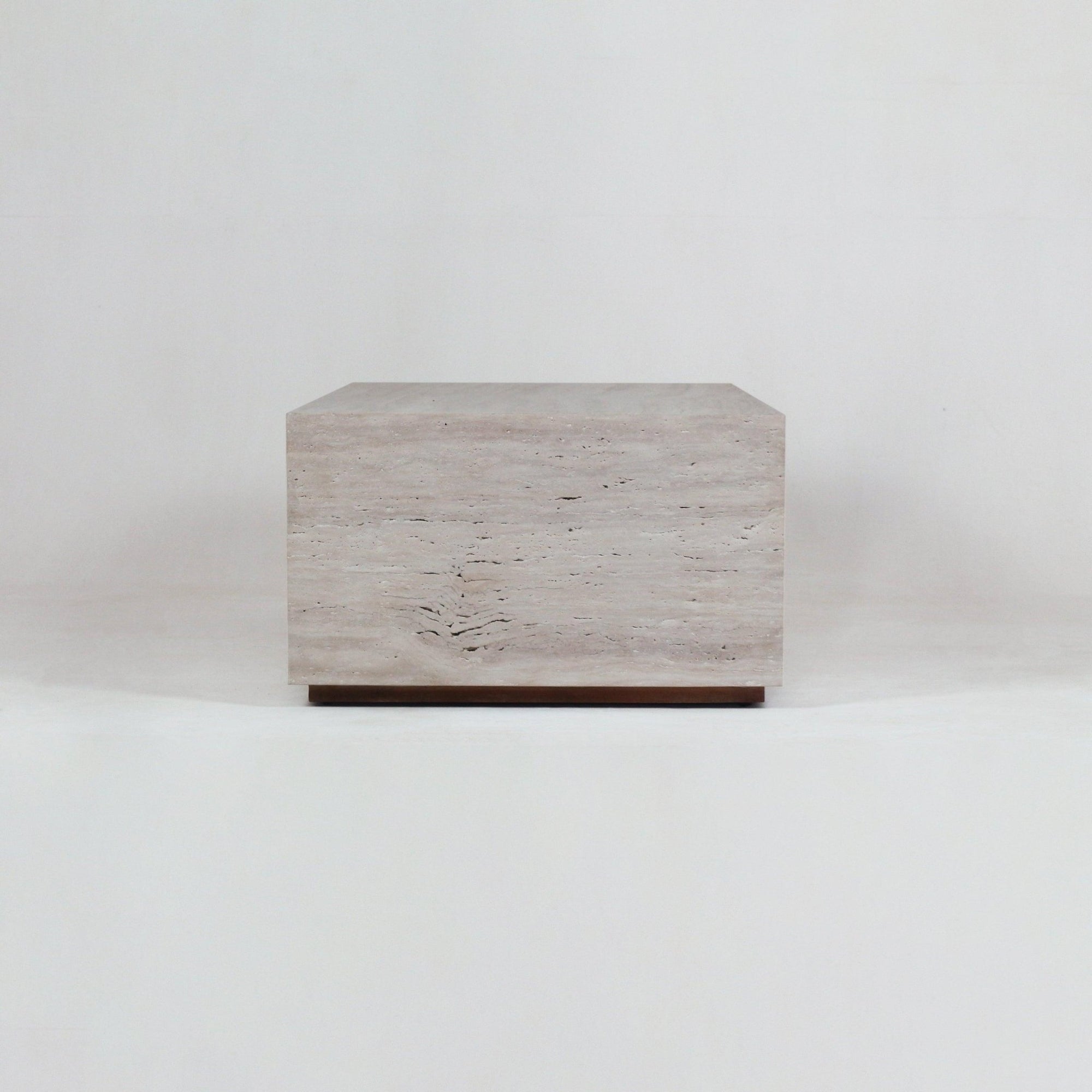 Mala Rectangle Travertine Coffe Table - INTERIORTONIC