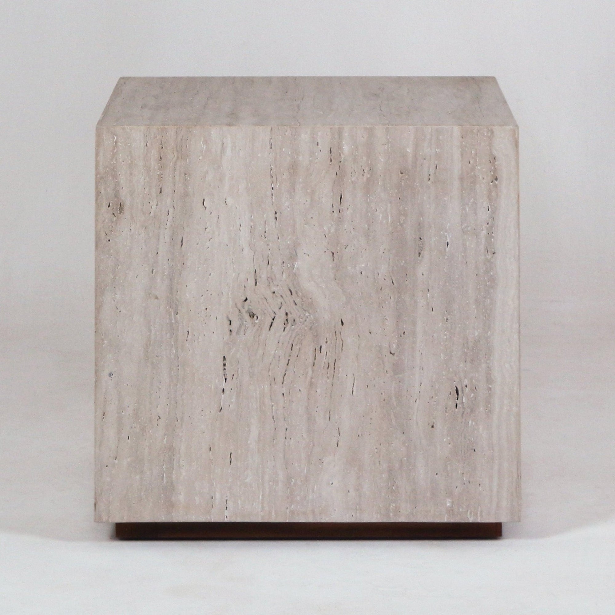 Mala Travertine Nightstand - INTERIORTONIC