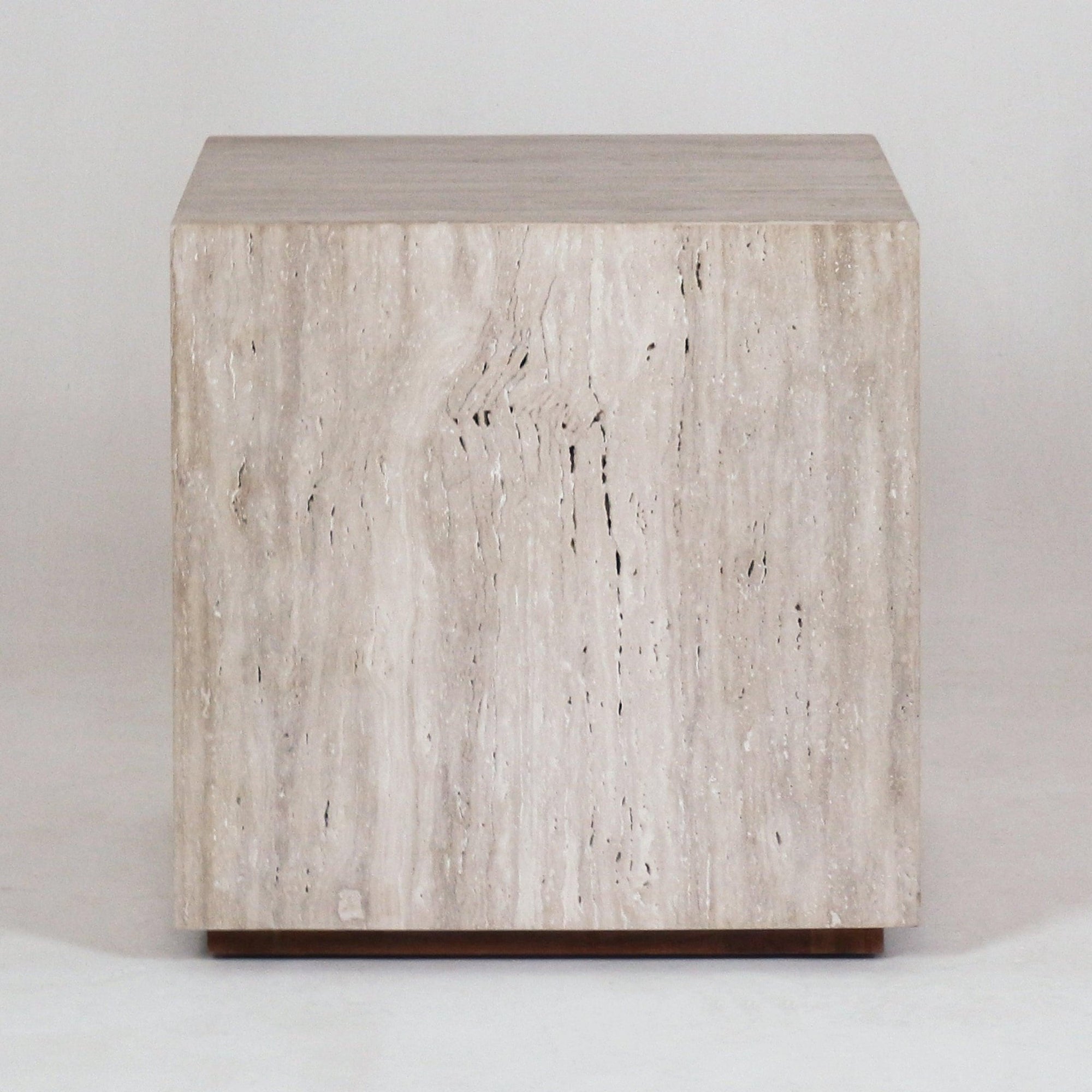 Mala Travertine Nightstand - INTERIORTONIC