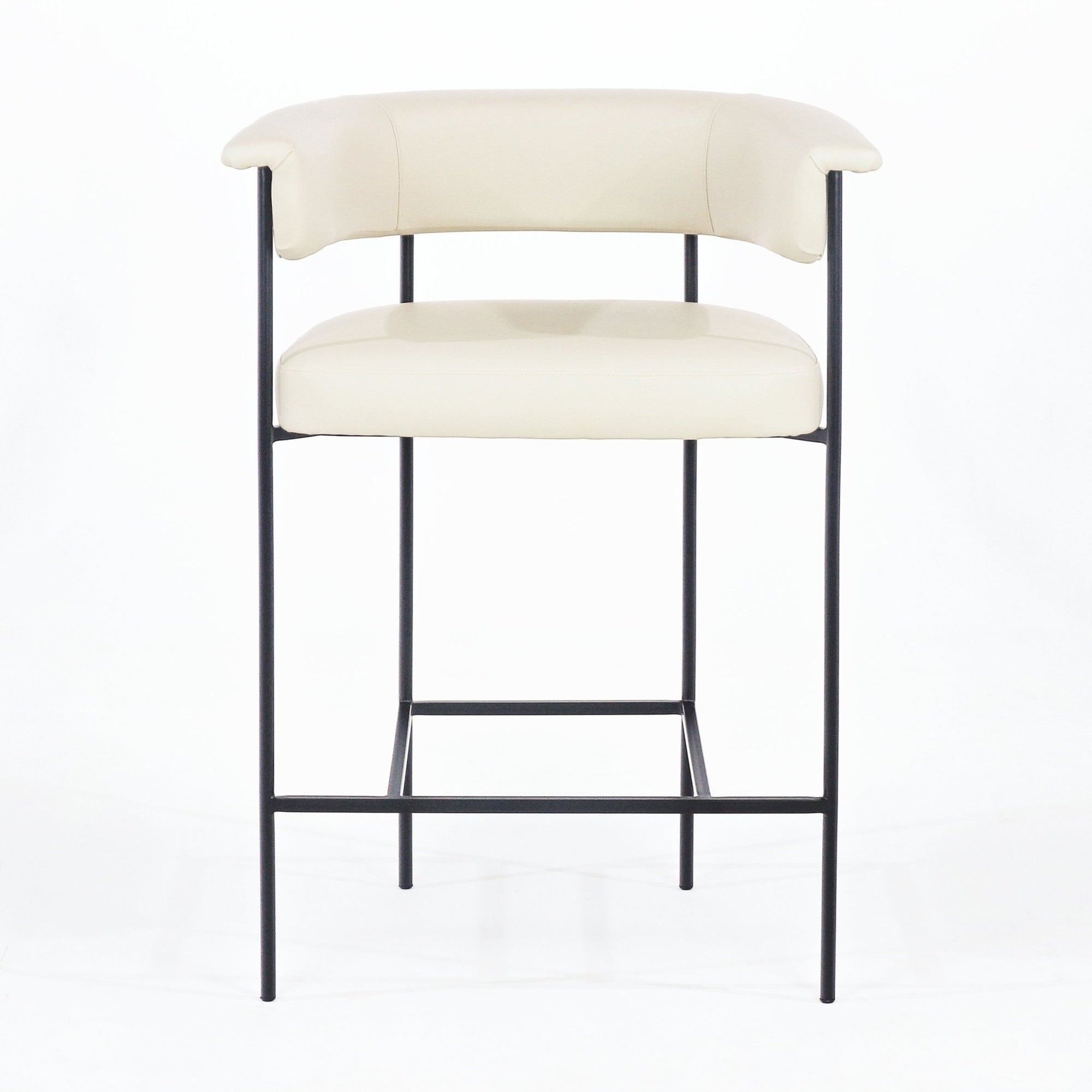 Mikra Counter & Bar Stool with Leather - INTERIORTONIC