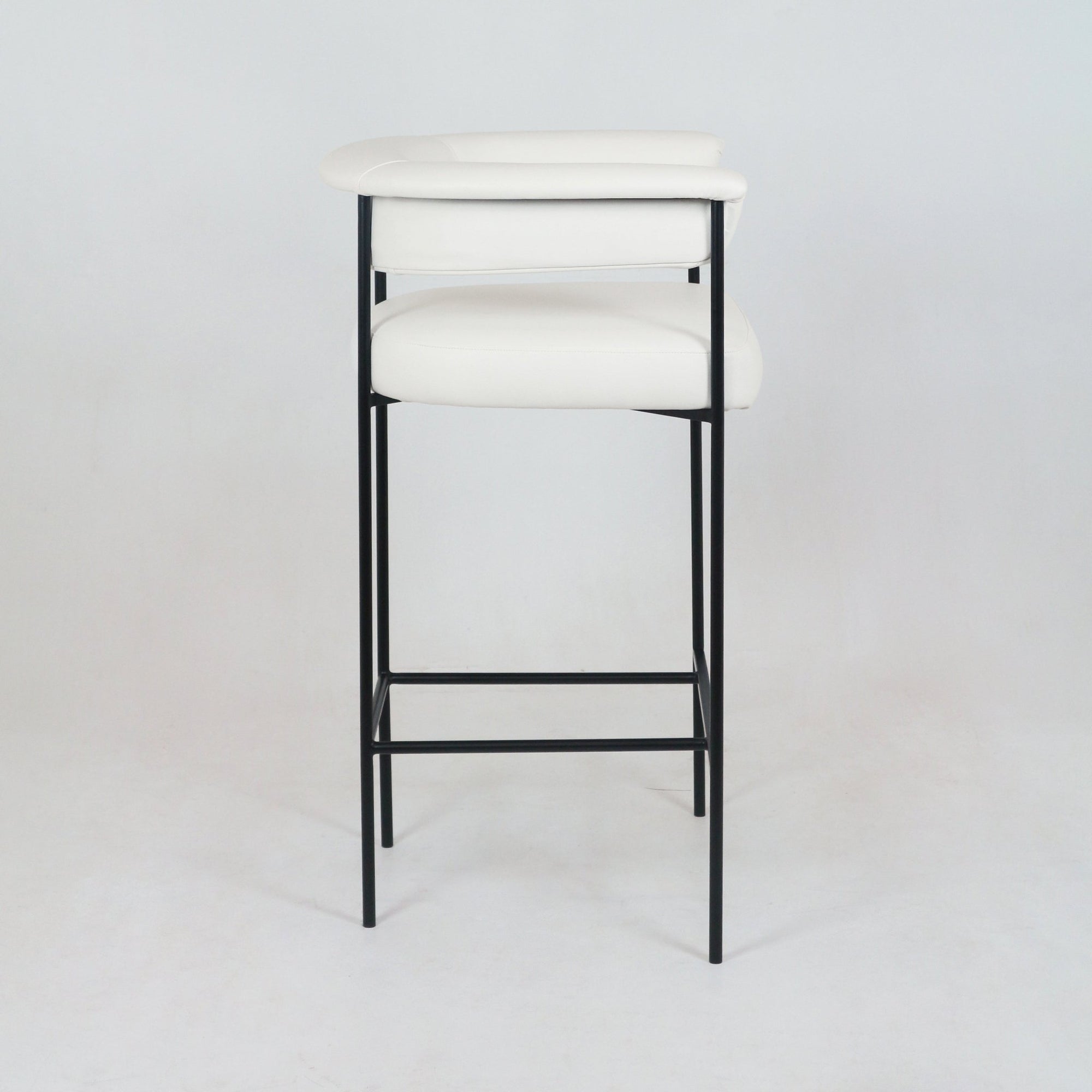 Mikra Counter & Bar Stool with Leather - INTERIORTONIC