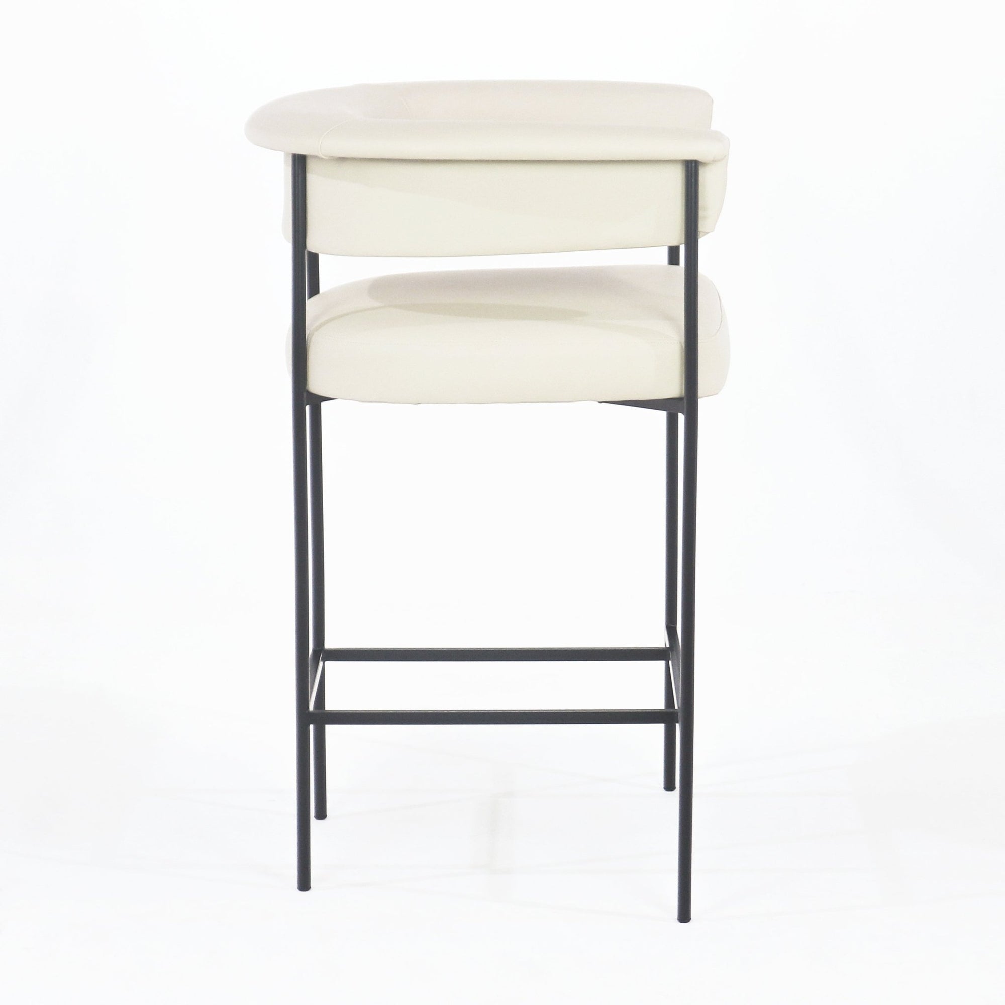 Mikra Counter & Bar Stool with Leather - INTERIORTONIC