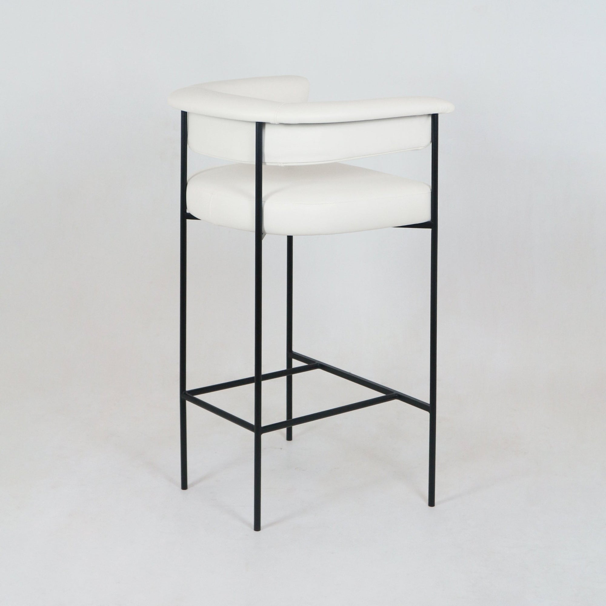 Mikra Counter & Bar Stool with Leather - INTERIORTONIC