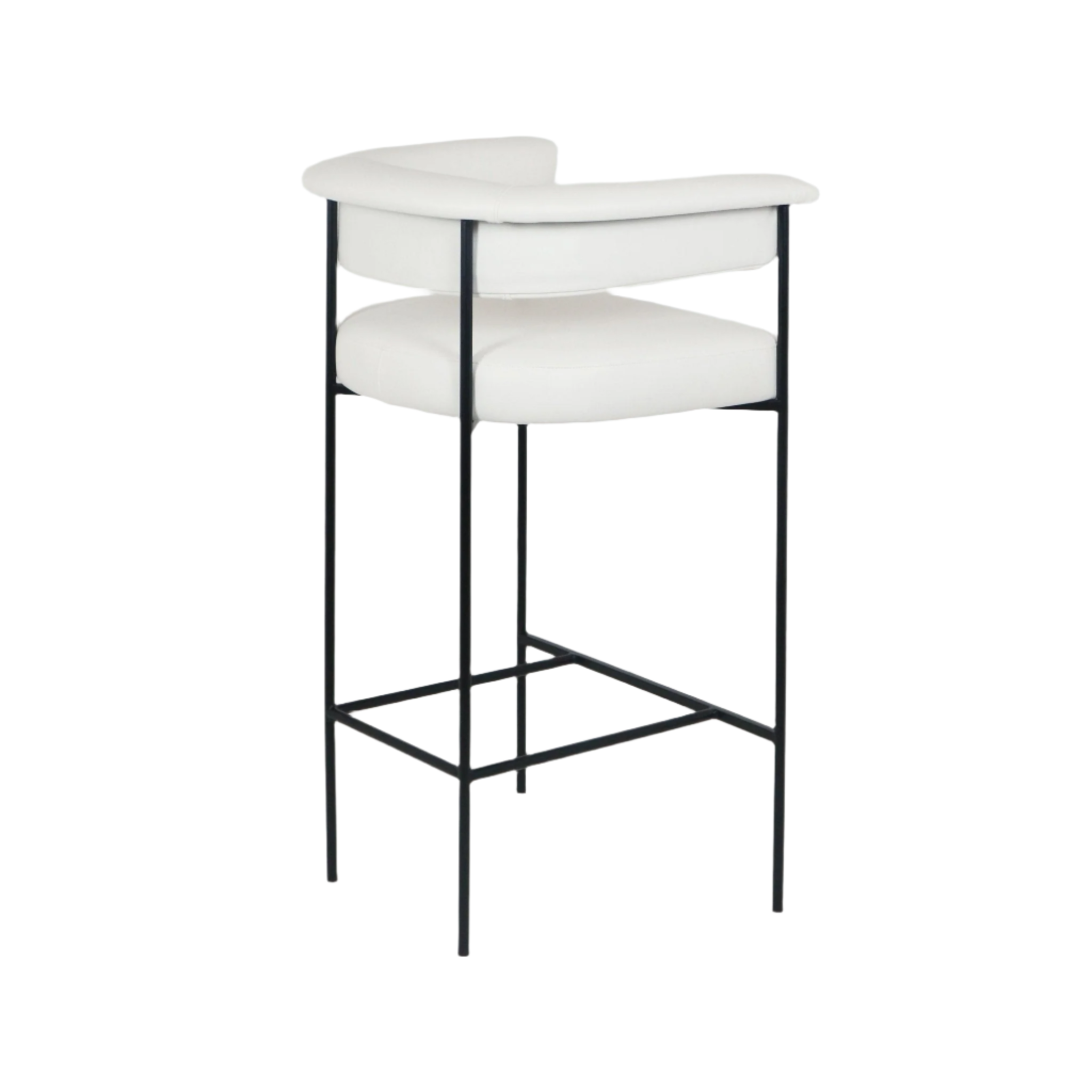 Mikra Counter & Bar Stool with Leather - INTERIORTONIC