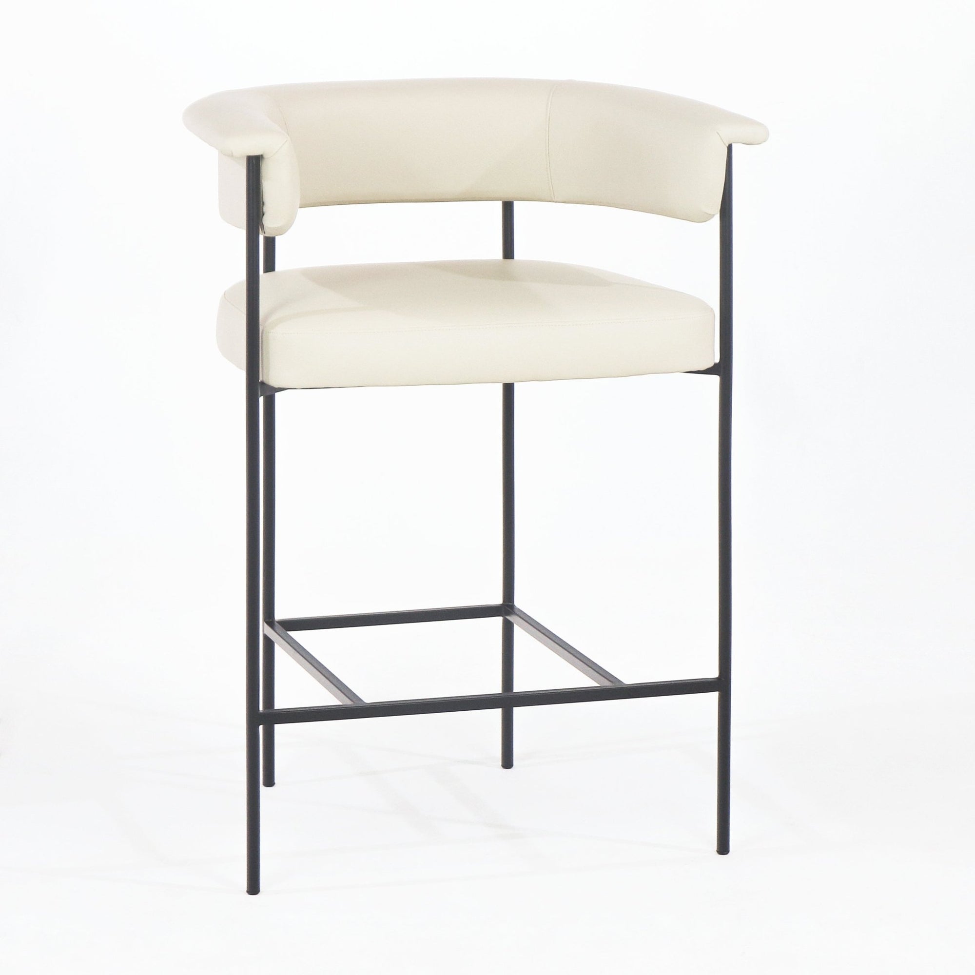 Mikra Counter & Bar Stool with Leather - INTERIORTONIC