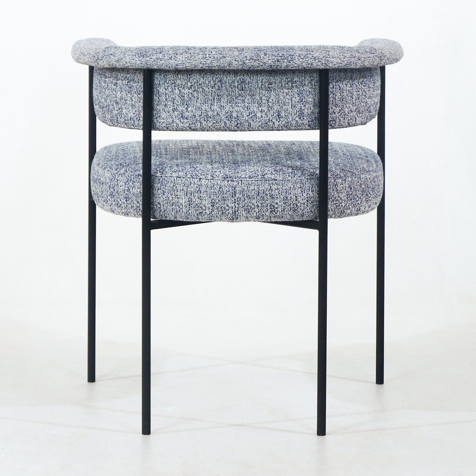 Mikra Dining Chair Gray Boucle - INTERIORTONIC