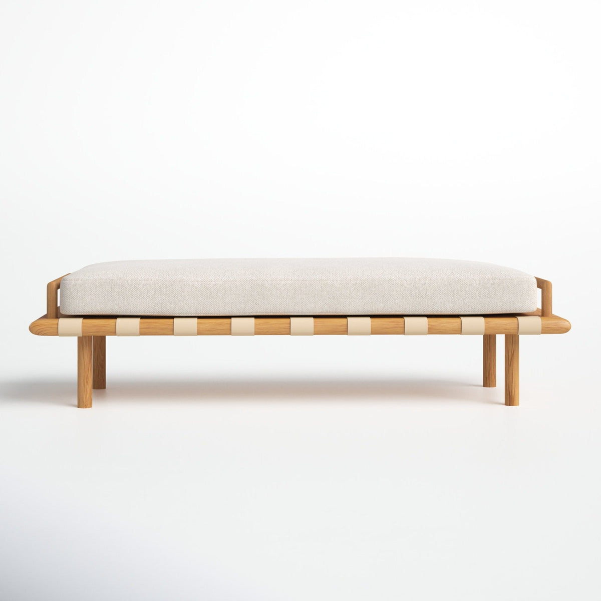 Mosely Boucle End of Bed Bench Seat - INTERIORTONIC