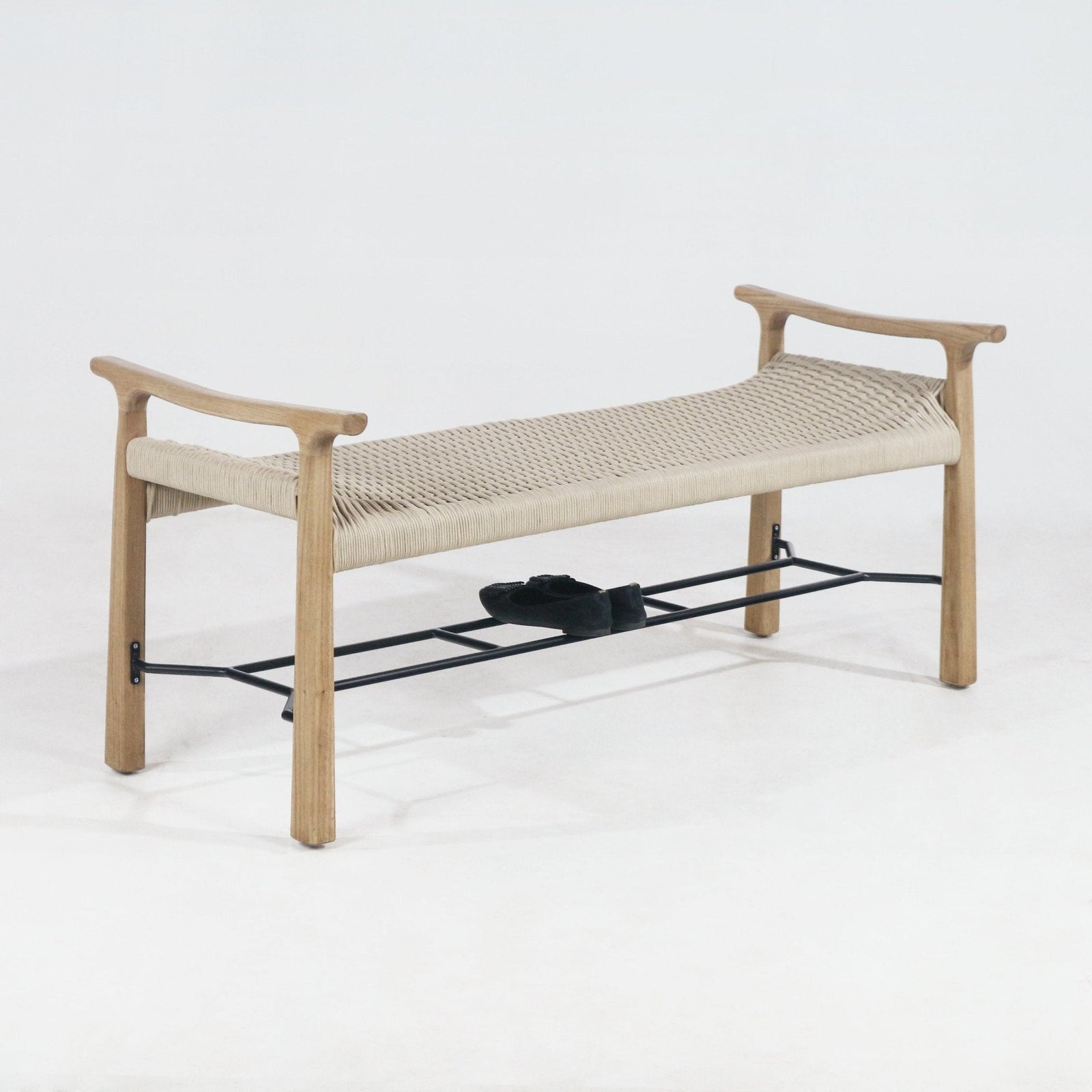 Oslo Entryway Bench with Shoe Storage - INTERIORTONIC