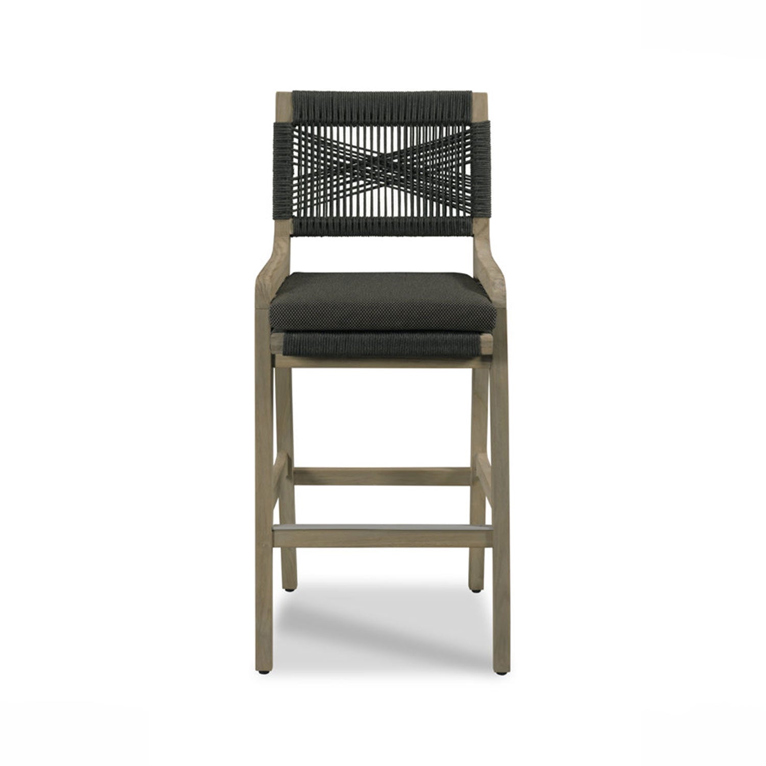 Paul Teak Outdoor Bar Stool - INTERIORTONIC