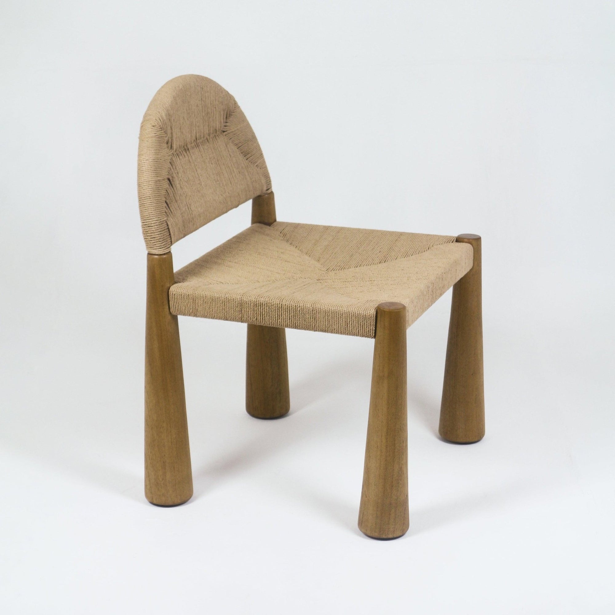 Pho Dining Chair in Teak and Seagrass - INTERIORTONIC