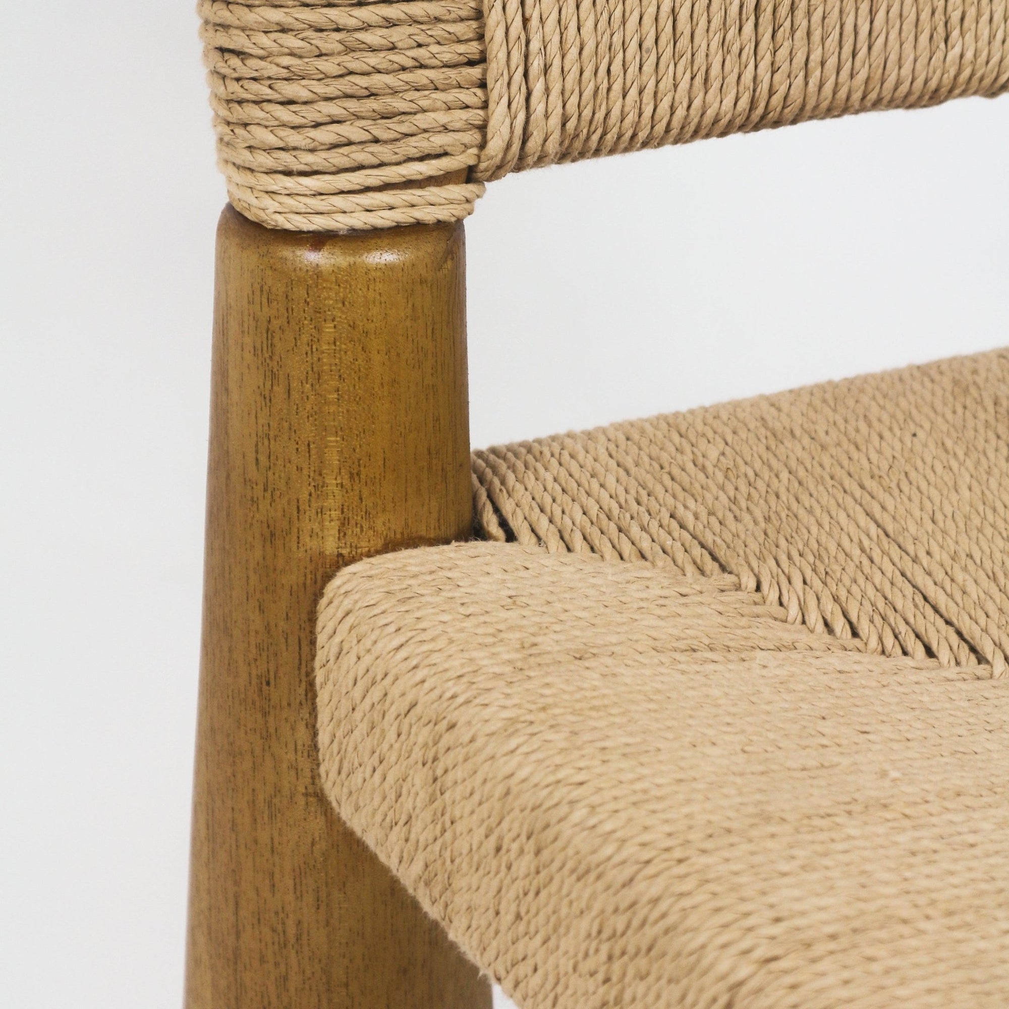 Pho Dining Chair in Teak and Seagrass - INTERIORTONIC