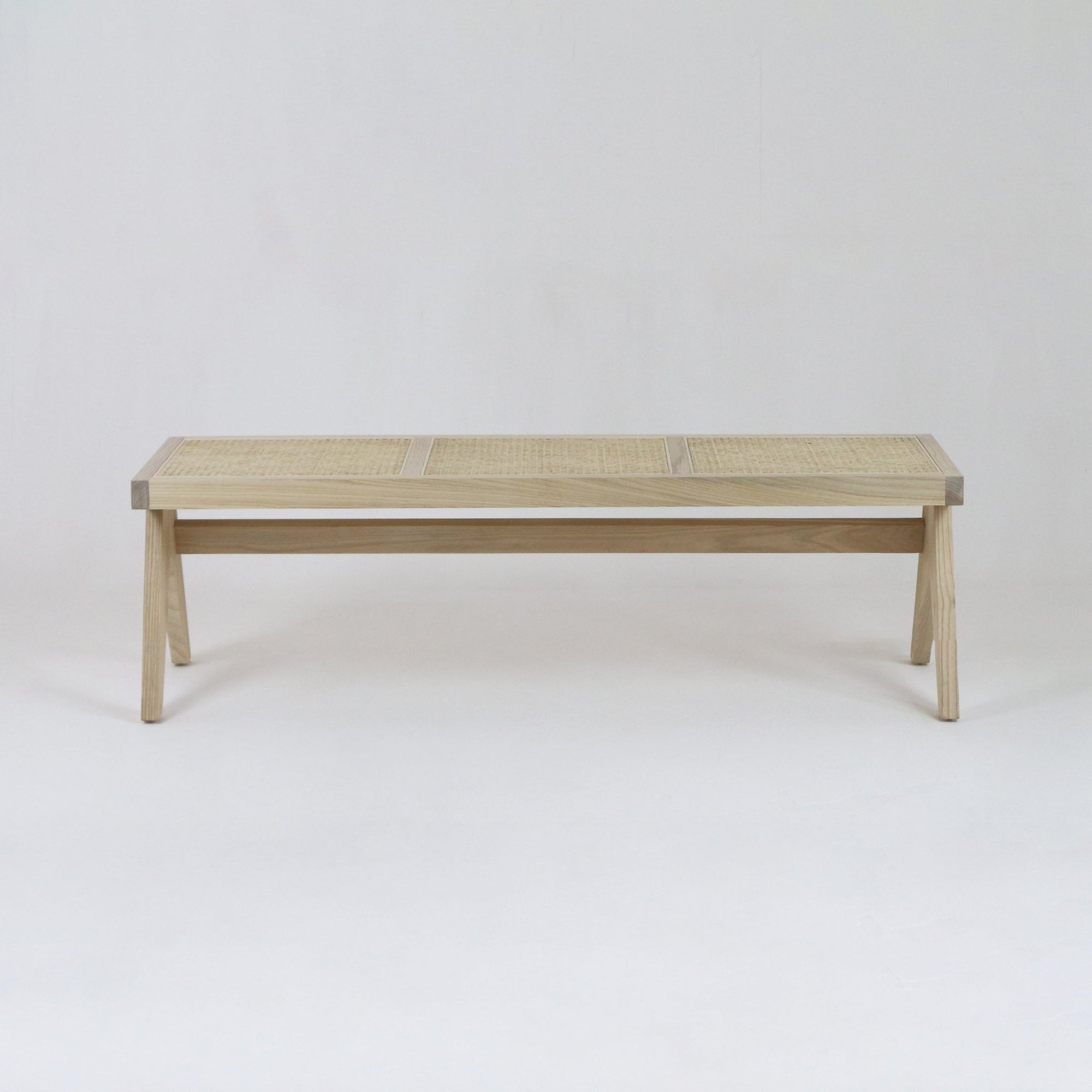 Pierre Jeanneret Cane Bench - INTERIORTONIC