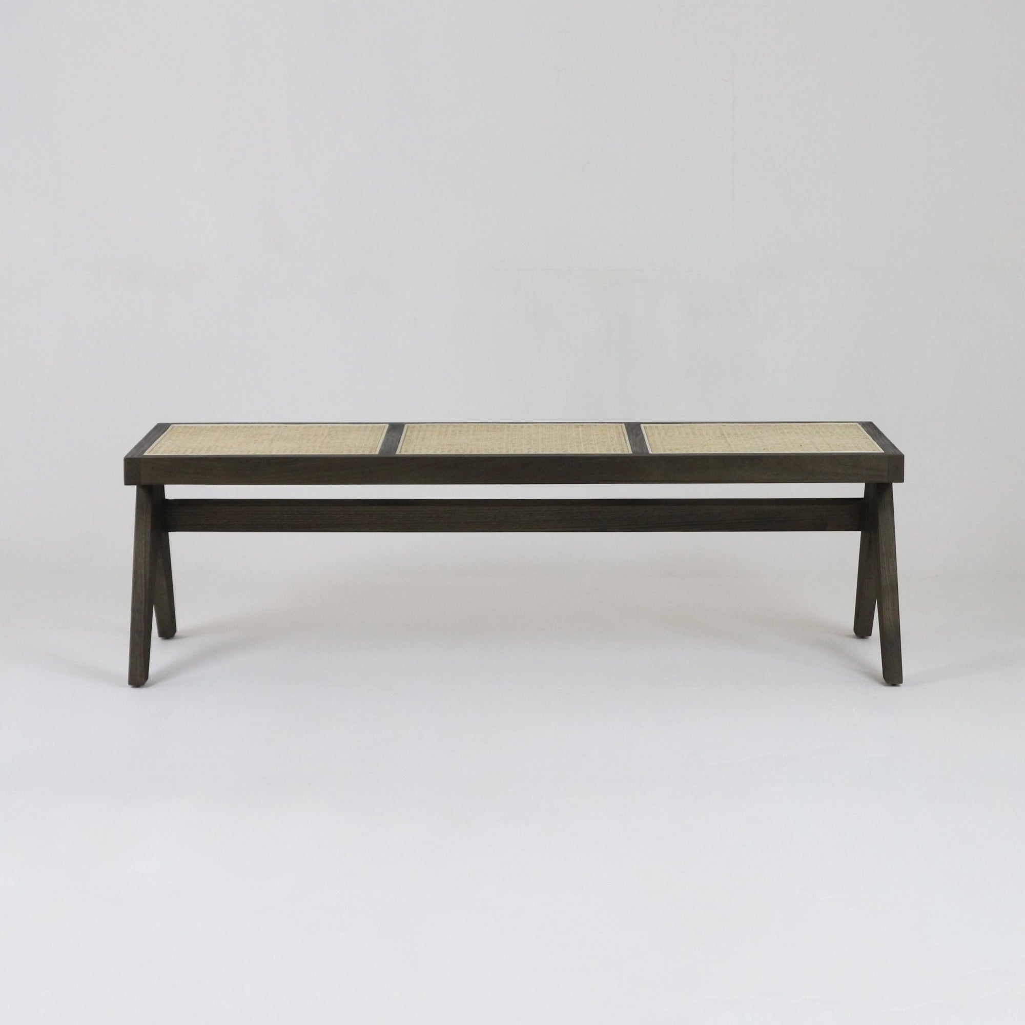 Pierre Jeanneret Cane Bench - INTERIORTONIC