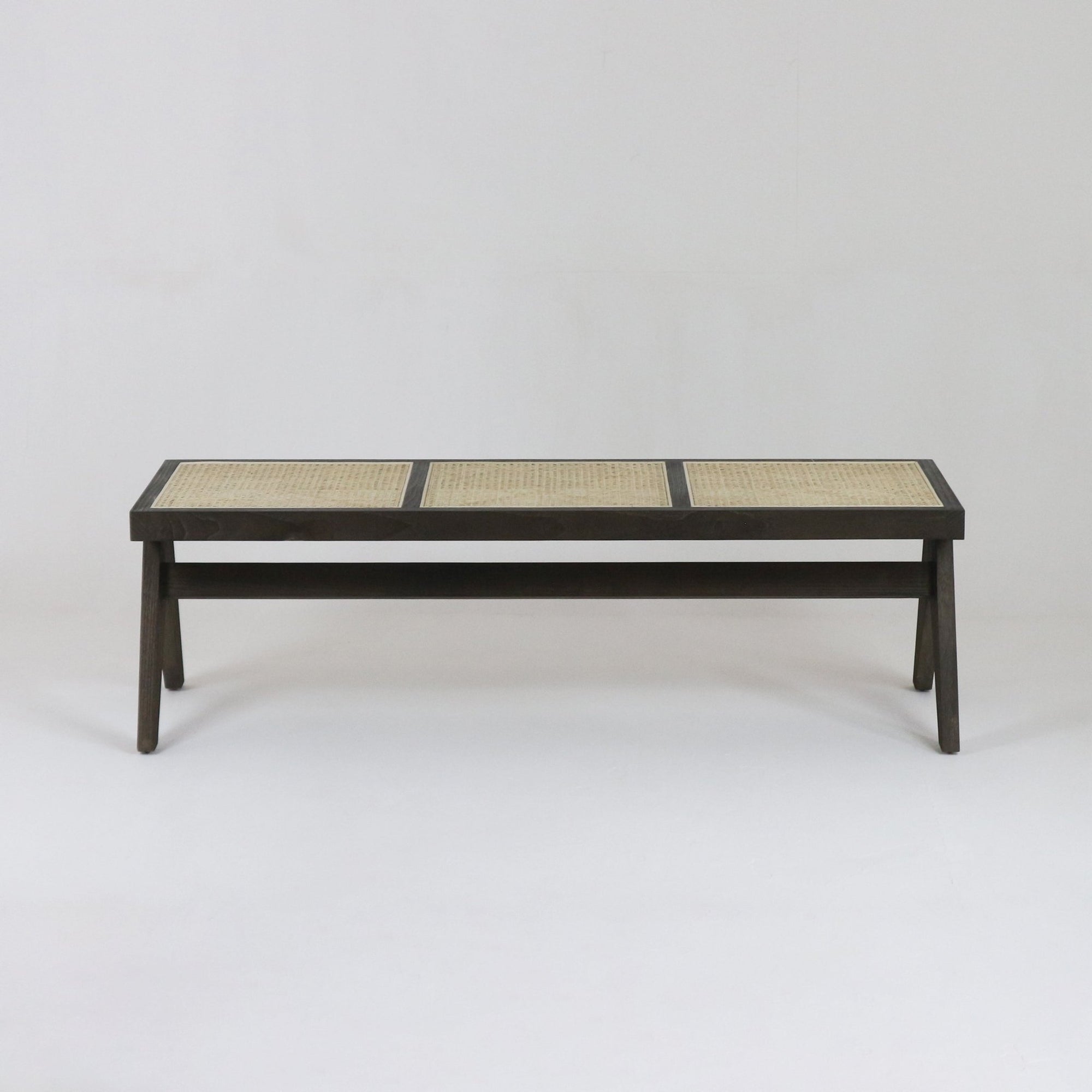 Pierre Jeanneret Cane Bench - INTERIORTONIC