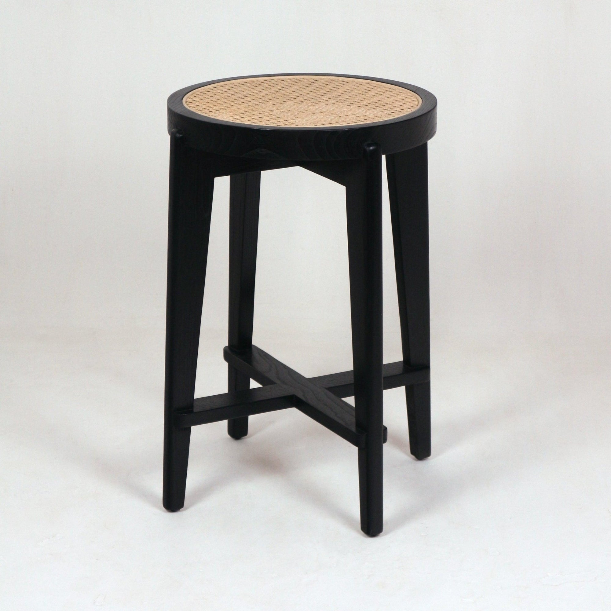 Pierre Jeanneret Round Counter Stool - INTERIORTONIC