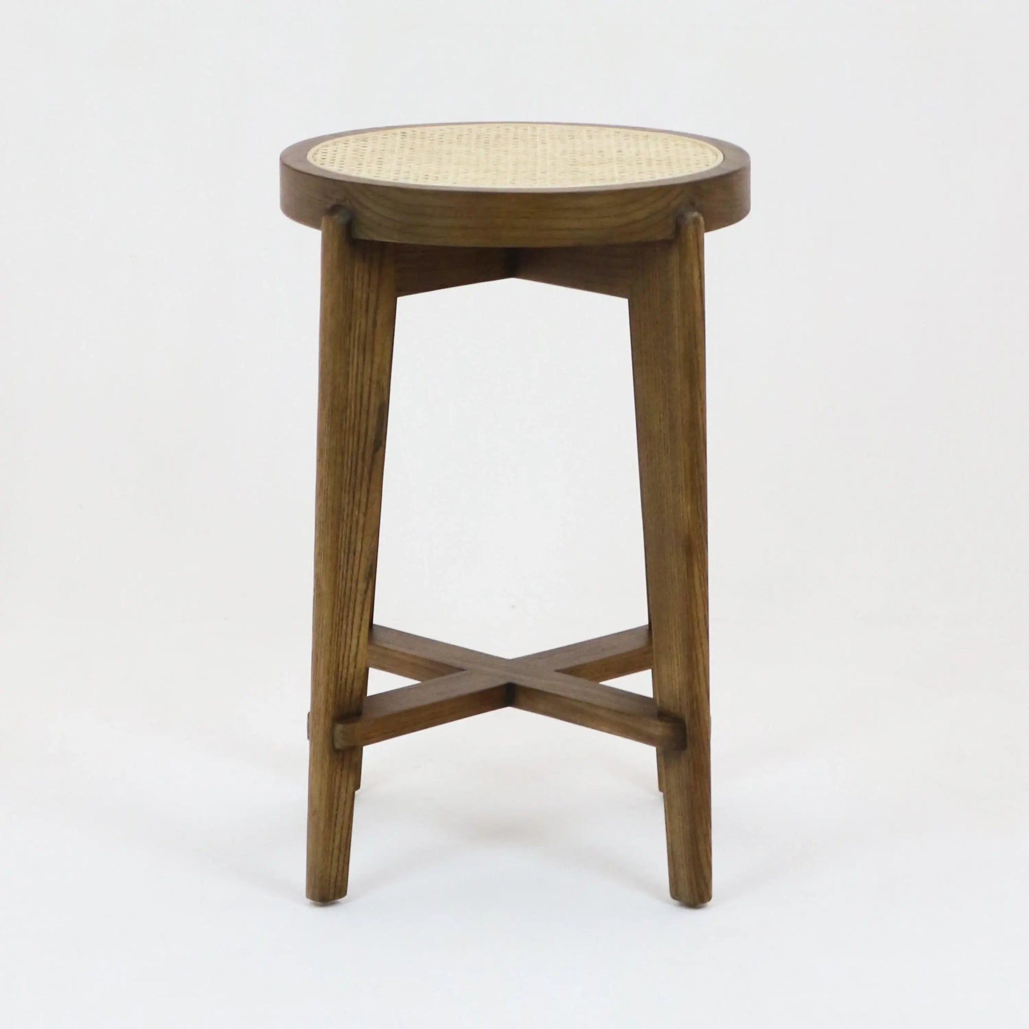 Pierre Jeanneret Round Counter Stool - INTERIORTONIC