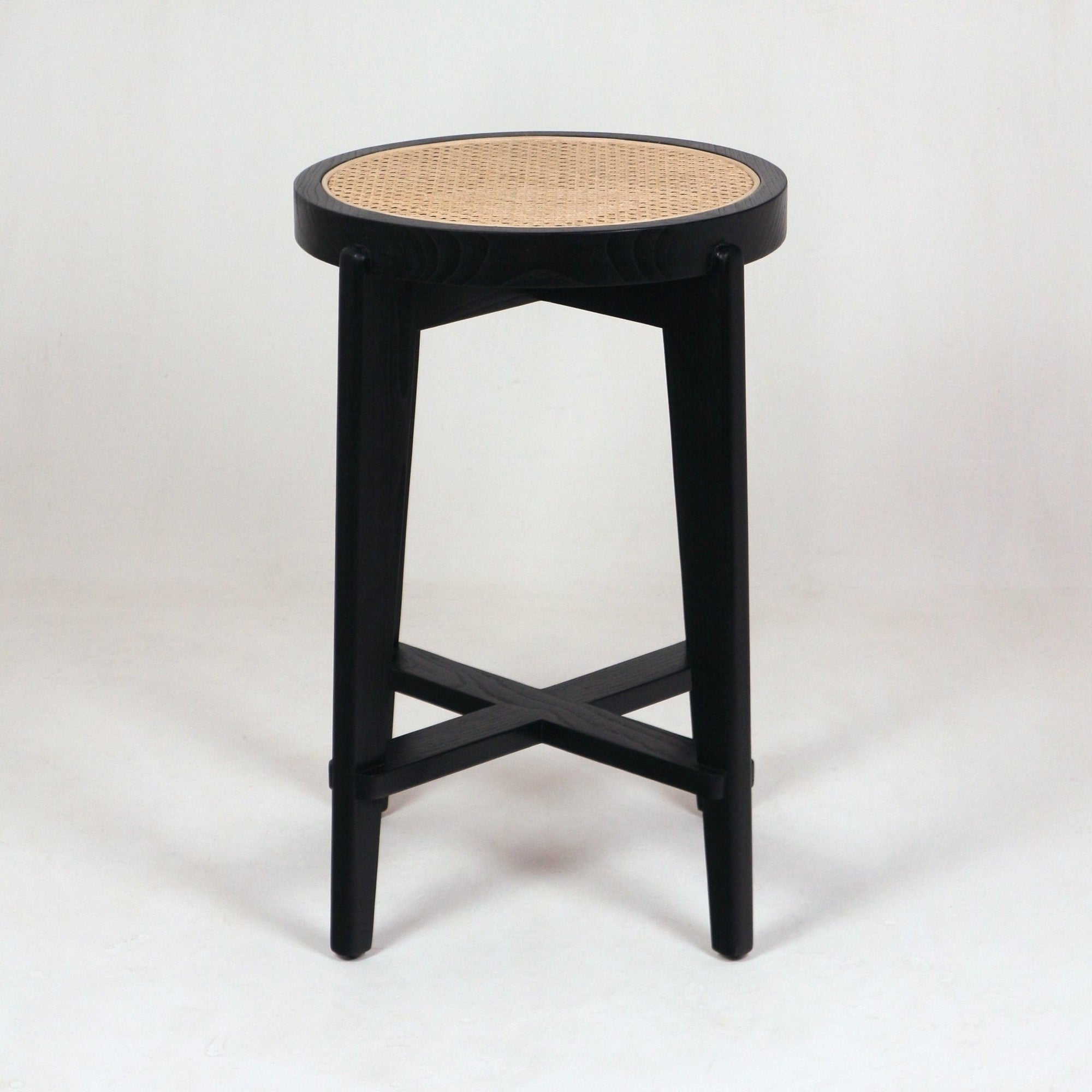 Pierre Jeanneret Round Counter Stool - INTERIORTONIC