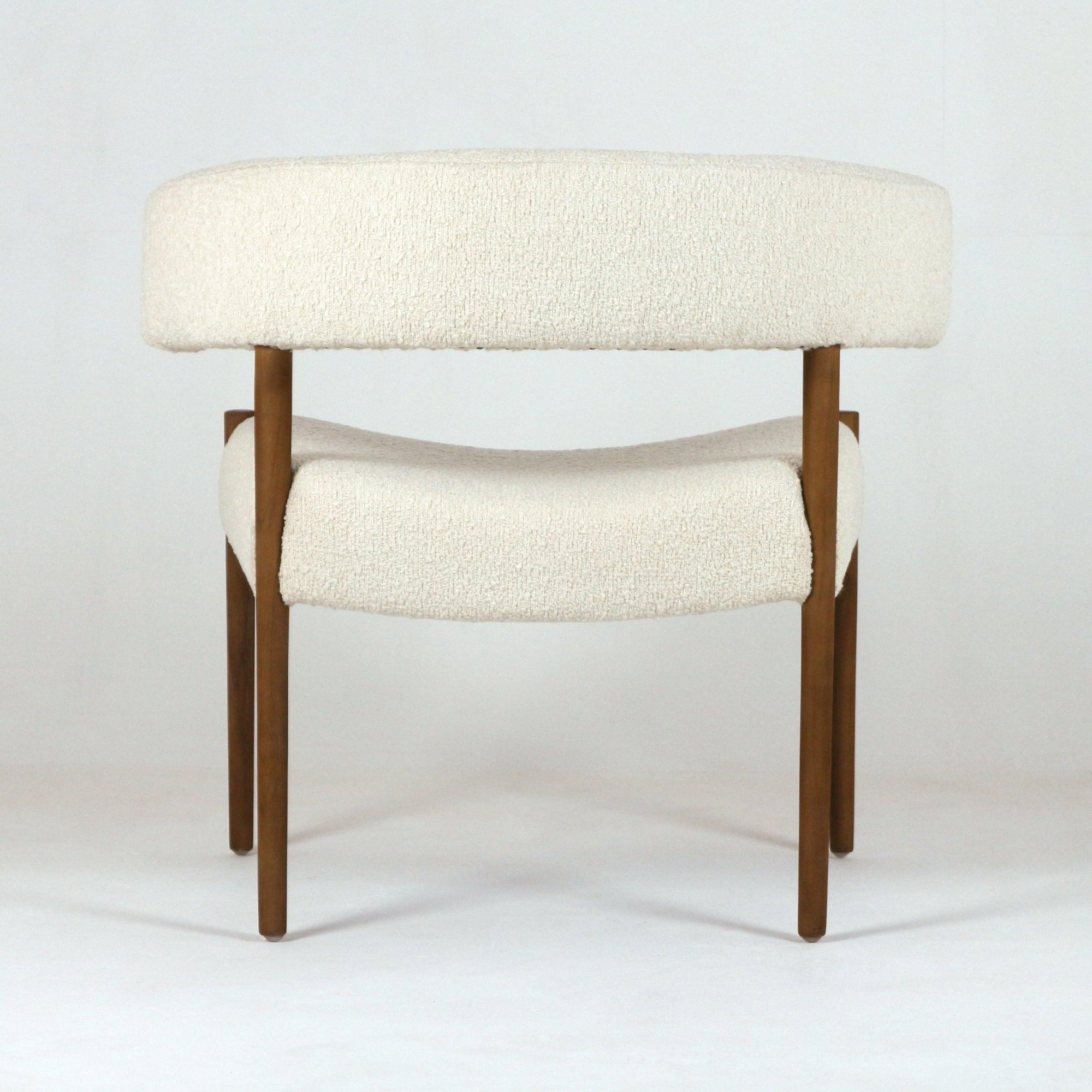 Ring Dining Chair with Alpaca Boucle - INTERIORTONIC