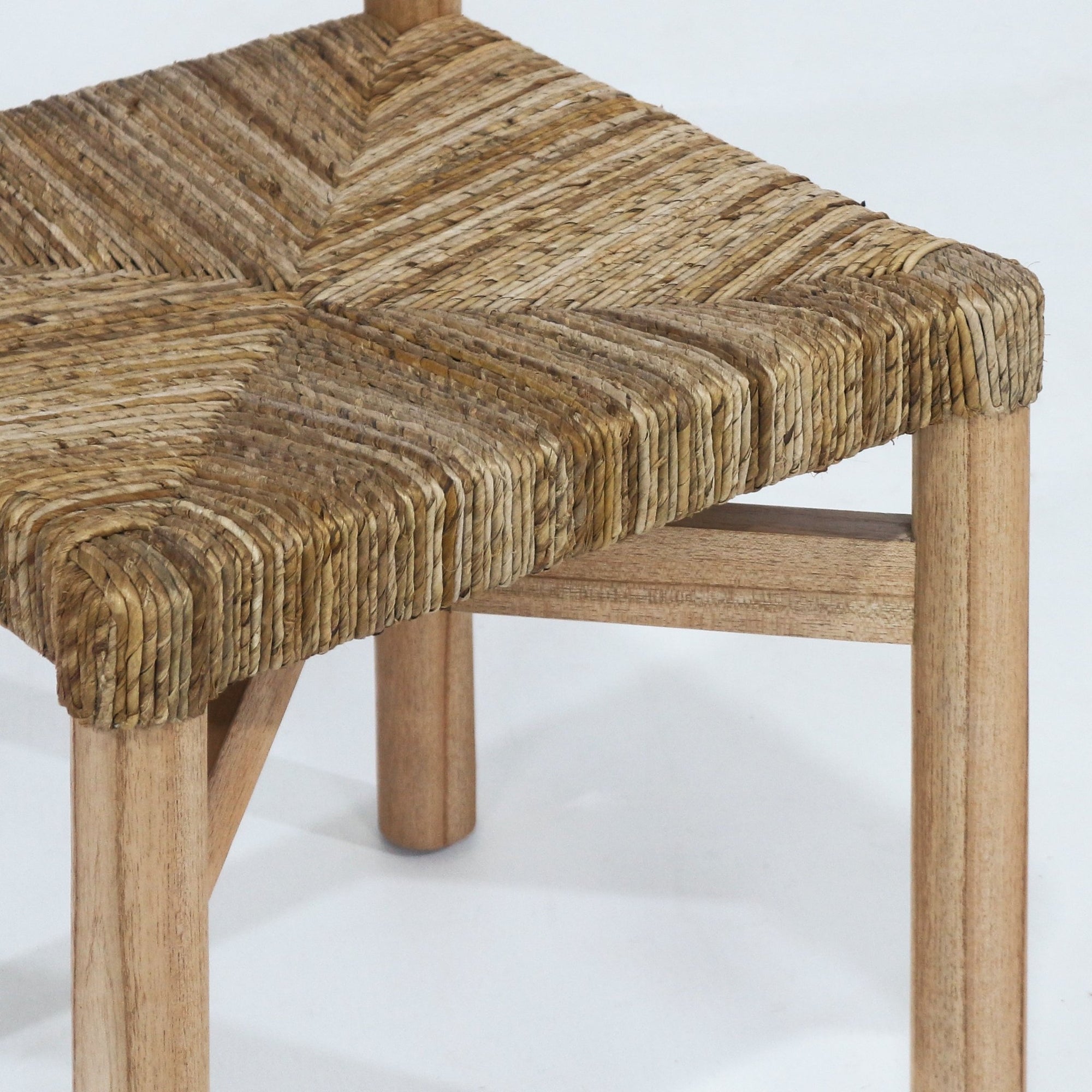 Sarande Dining Chair In Teak And Seagrass - INTERIORTONIC