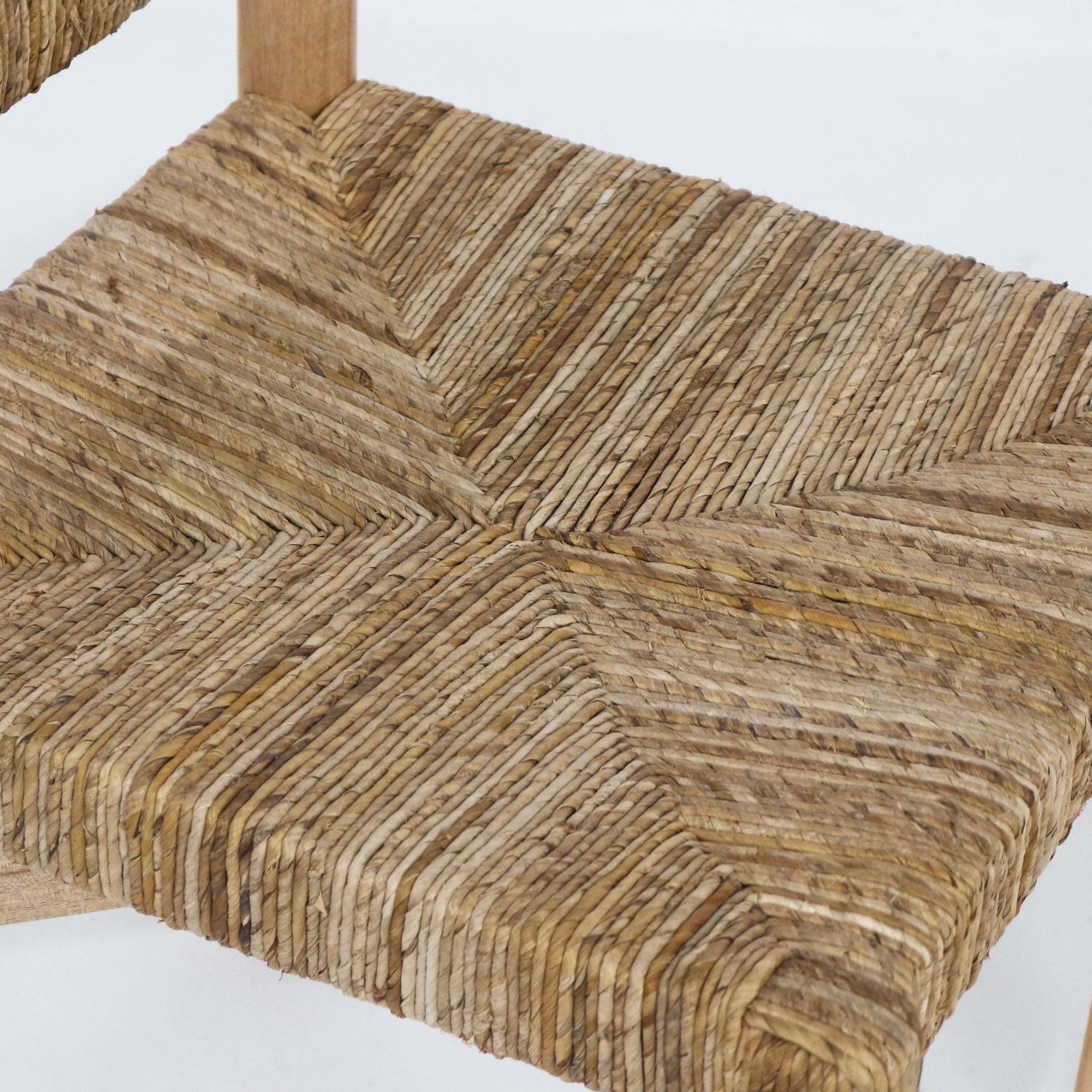 Sarande Dining Chair In Teak And Seagrass - INTERIORTONIC