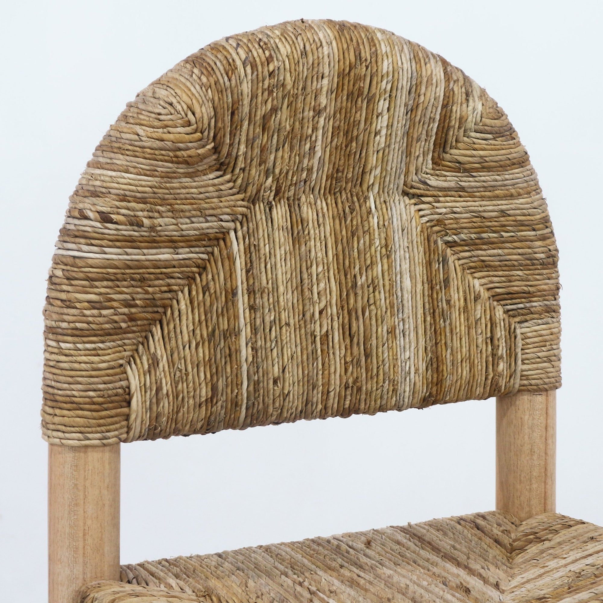 Sarande Dining Chair In Teak And Seagrass - INTERIORTONIC