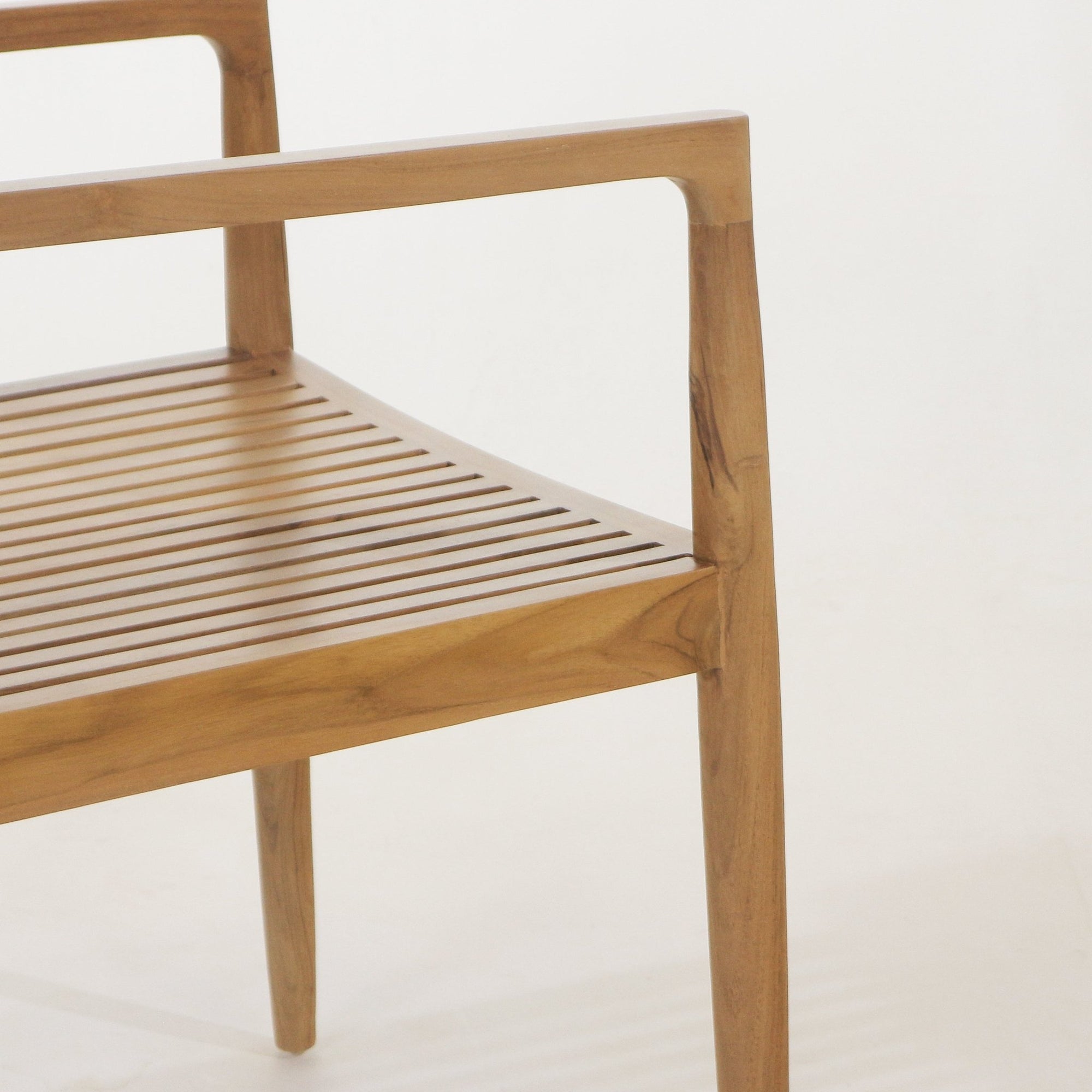 Sarla Outdoor Teak Dining Chair - INTERIORTONIC