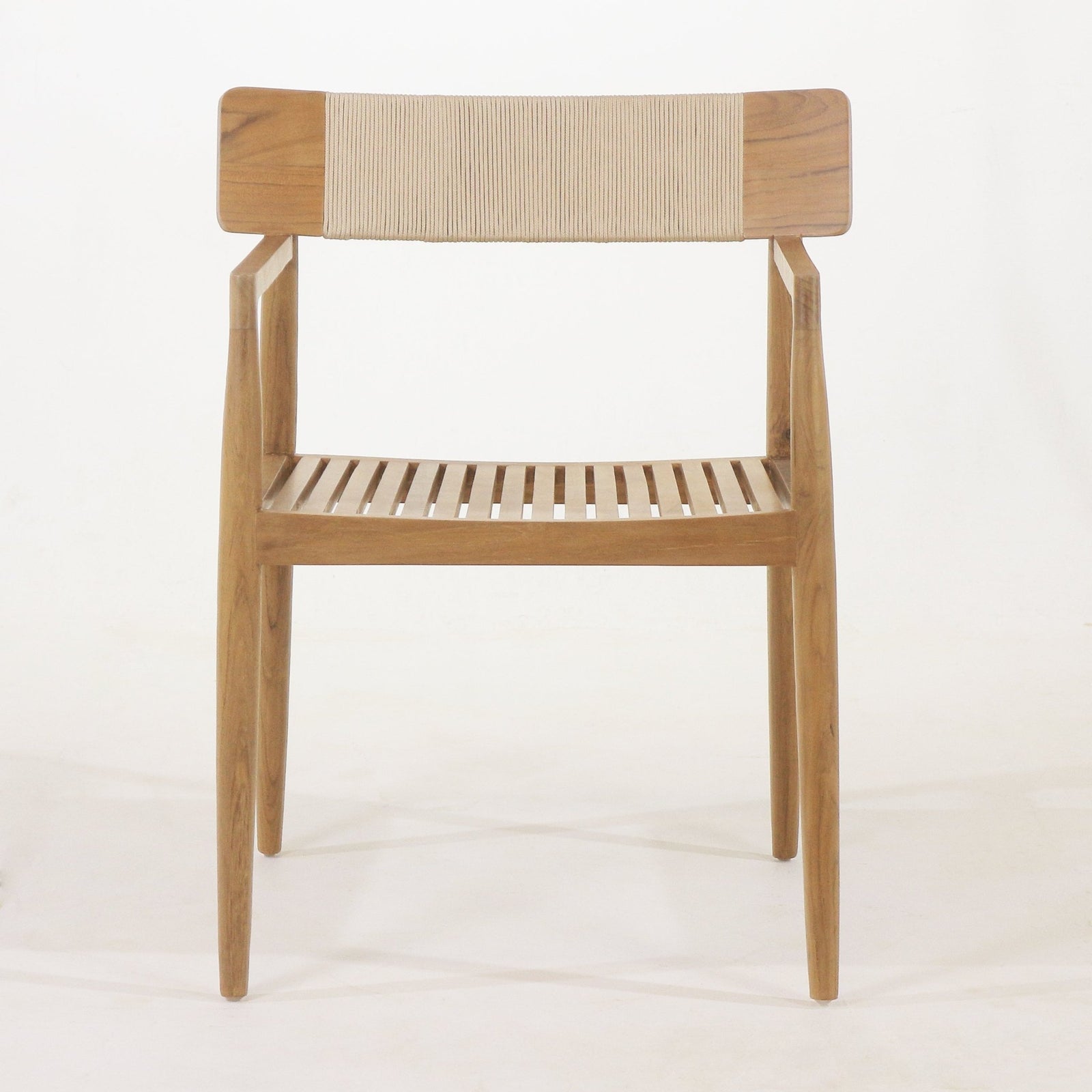 Sarla Outdoor Teak Dining Chair - INTERIORTONIC