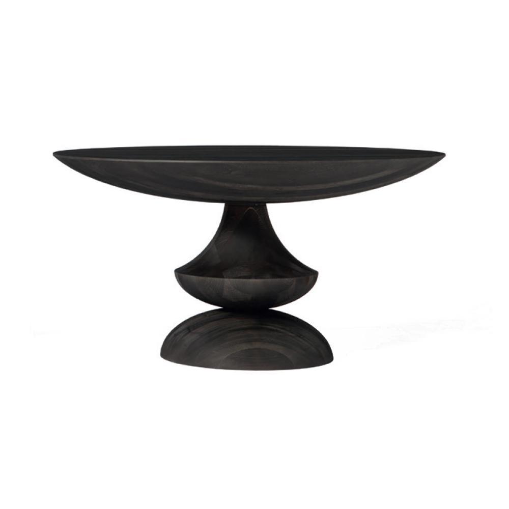 Silver Moon Coffee Table in Smoked Black - INTERIORTONIC