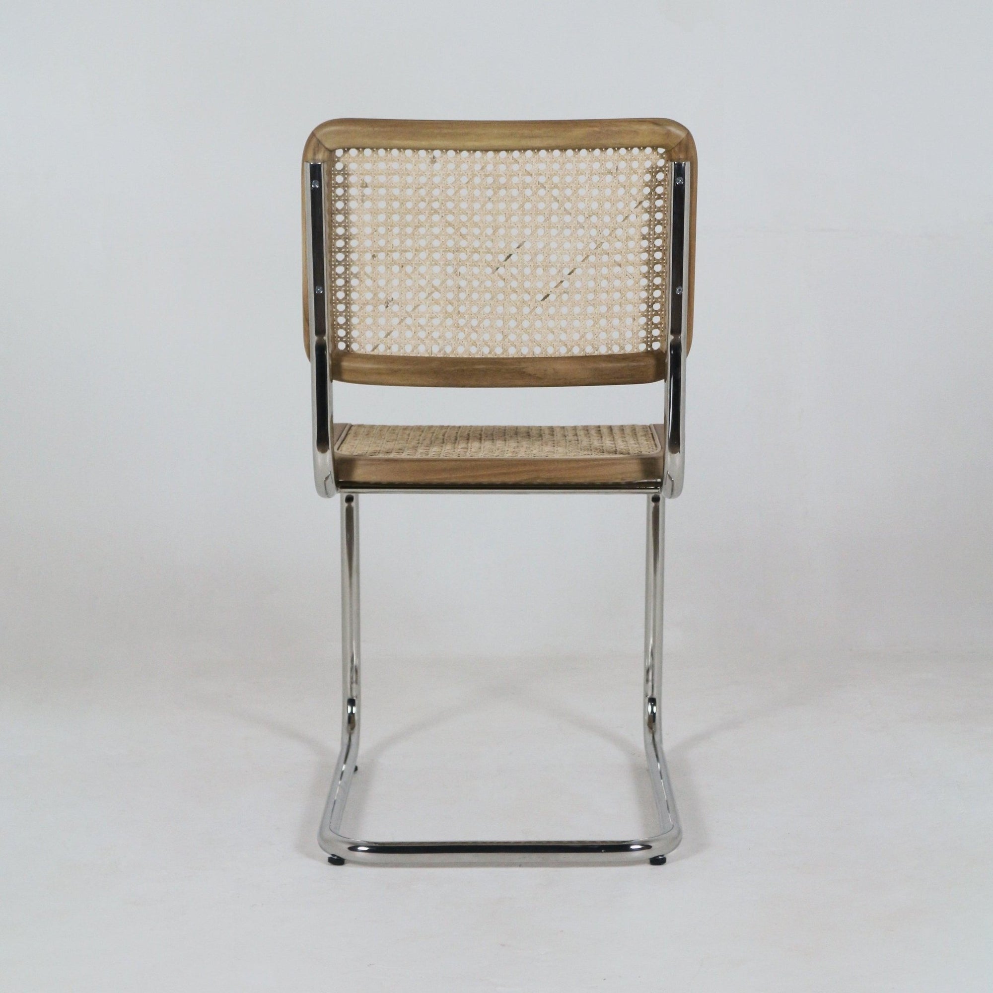 Teak, Rattan & Aluminium Dining Chair - INTERIORTONIC